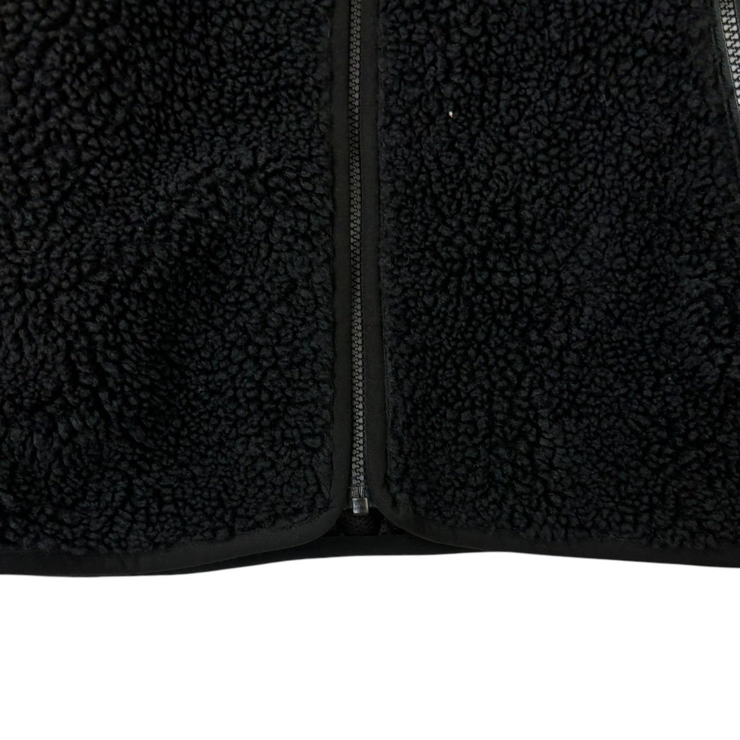 Stussy Sherpa Panelled Hooded Jacket Black