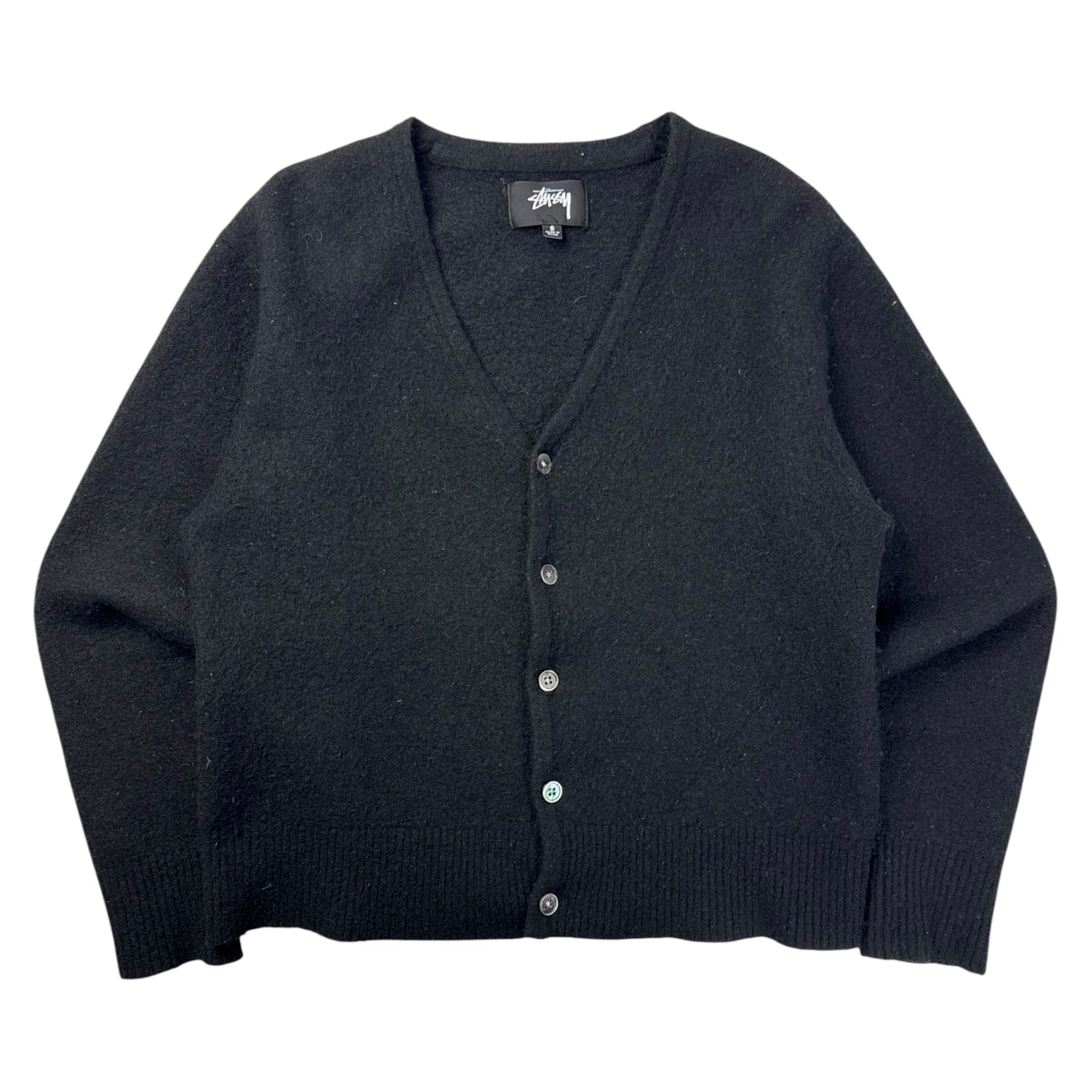 Stüssy Brushed Cardigan Black