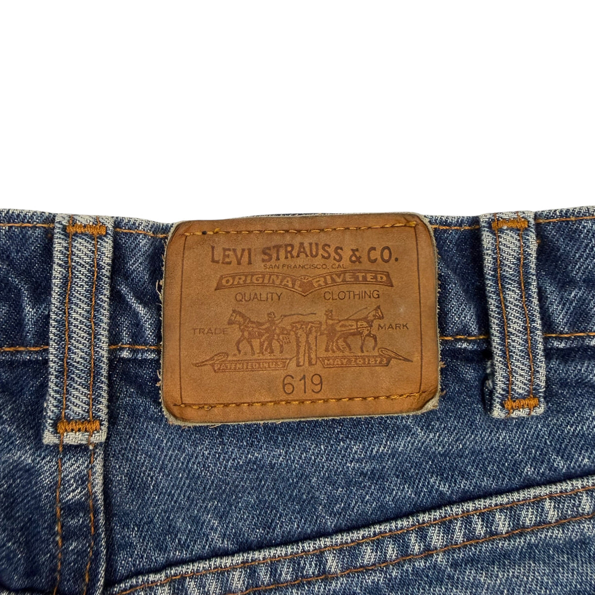 Vintage Levi’s 619 Orange Tab Jeans Blue