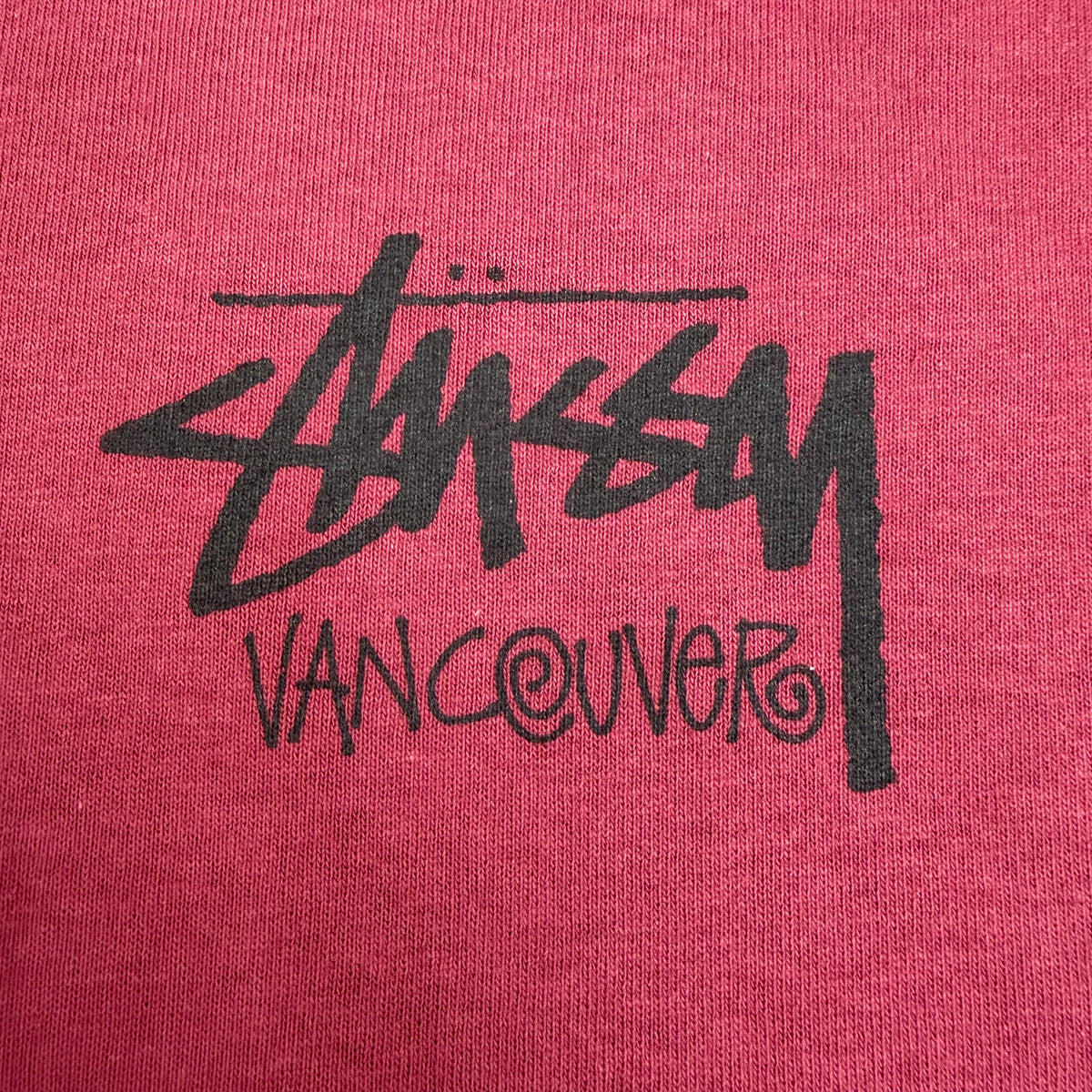 Stussy Vancouver Chapter Tee Maroon