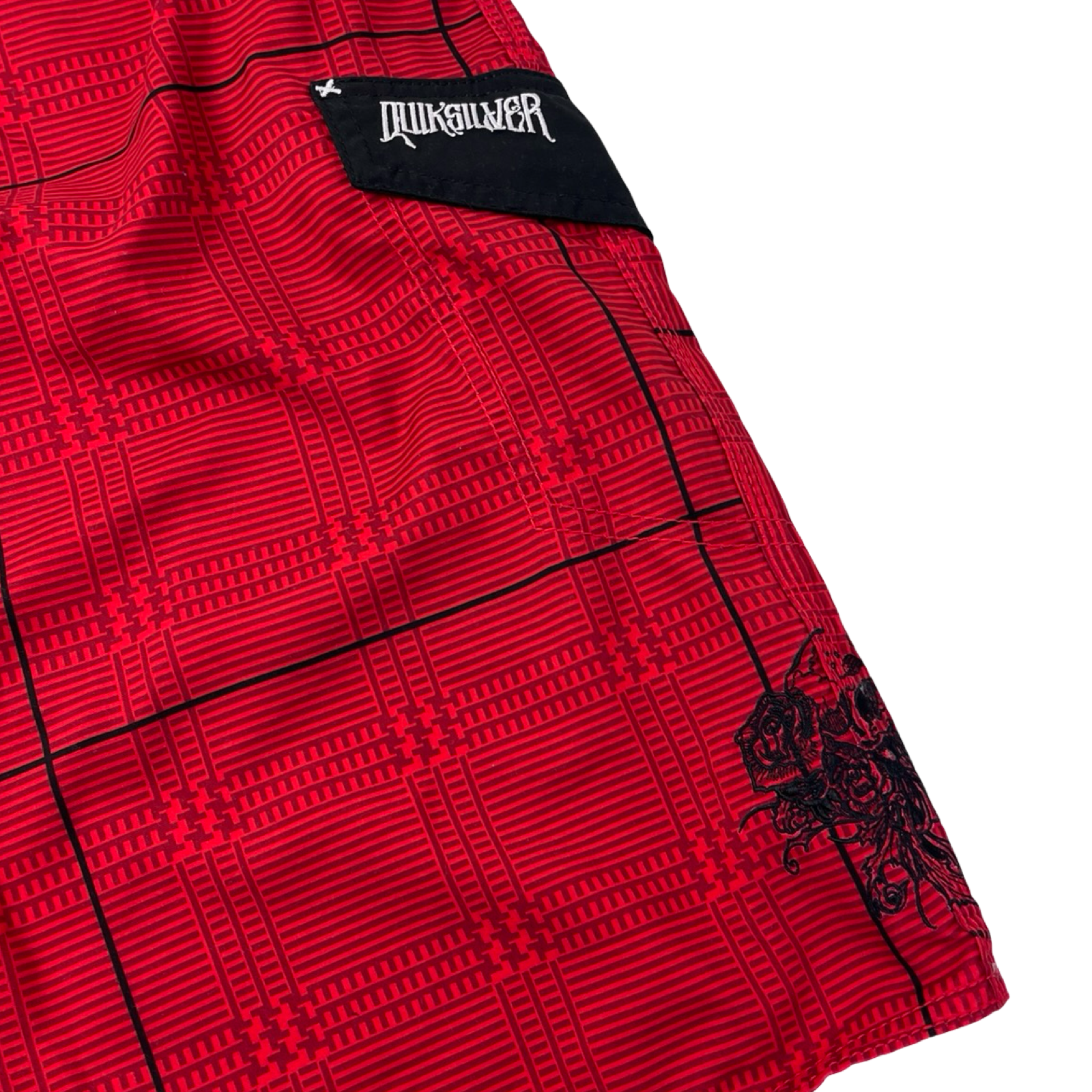 Vintage Y2K Quiksilver Board Shorts Red