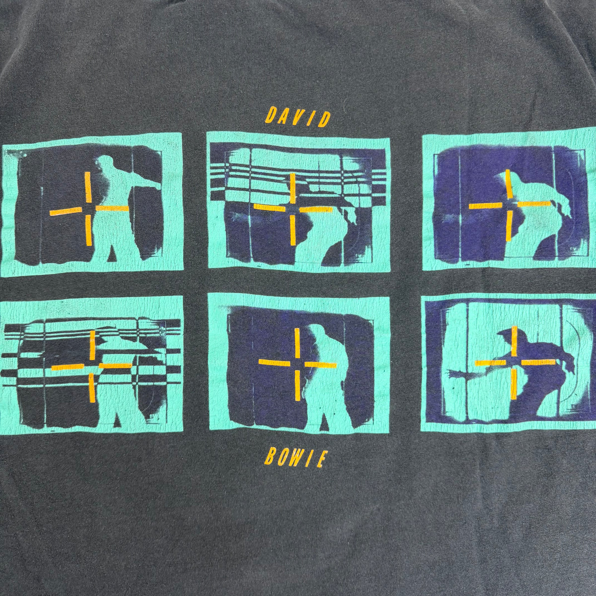 1990 David Bowie Sound + Vision World Tour Tee Faded Grey