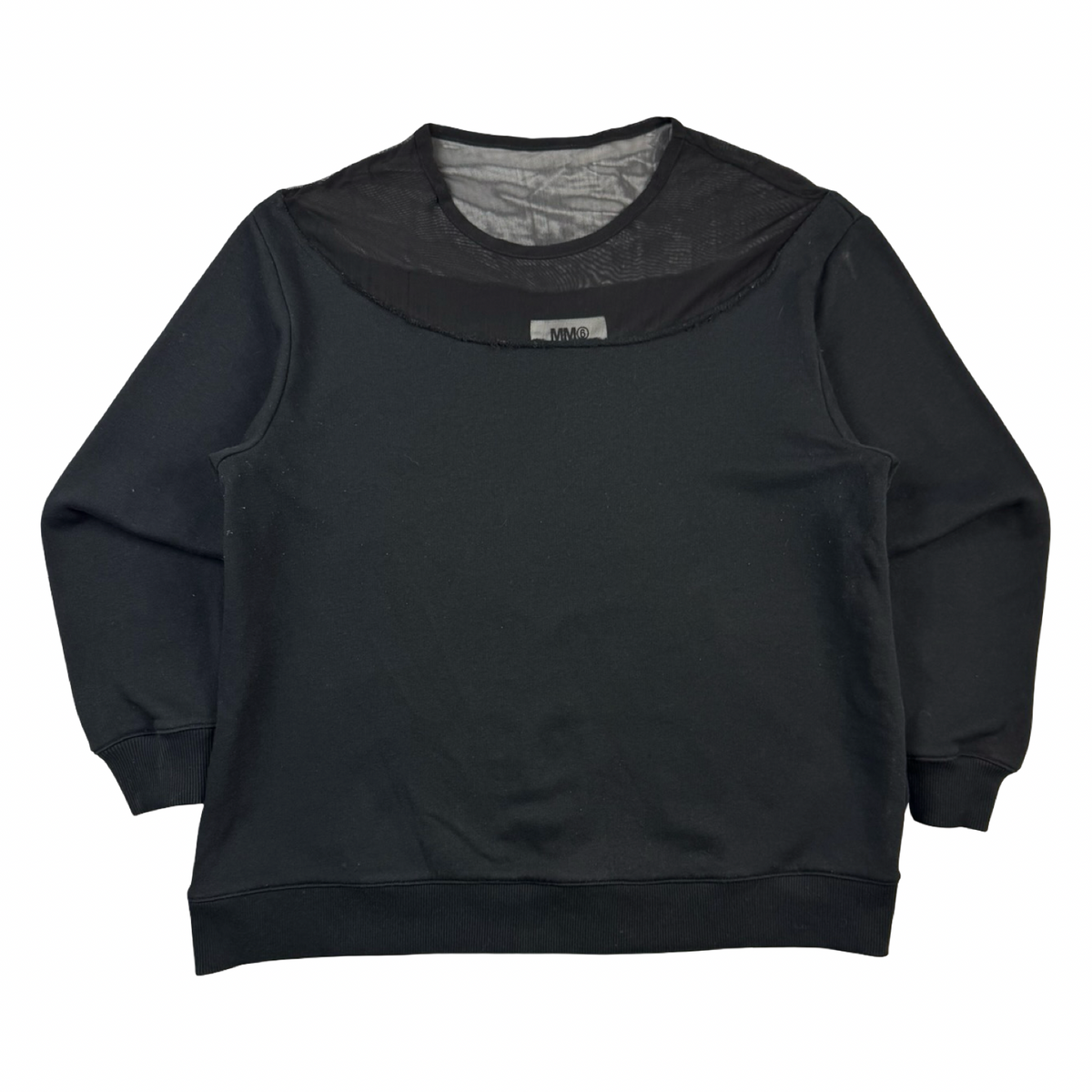 MM6 Maison Margiela Mesh Paneled Sweatshirt
