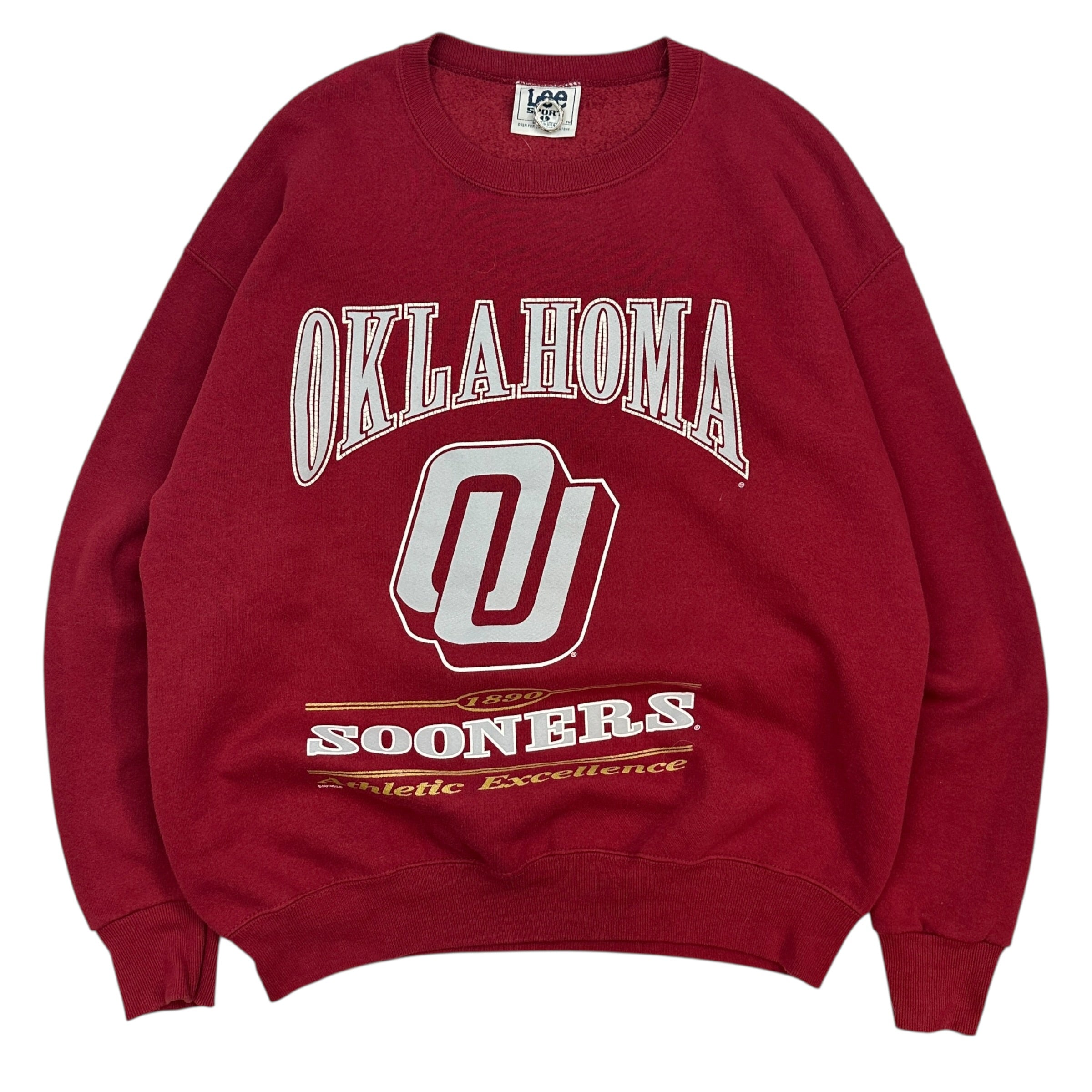 Vintage Oklahoma Sooners Crewneck Maroon