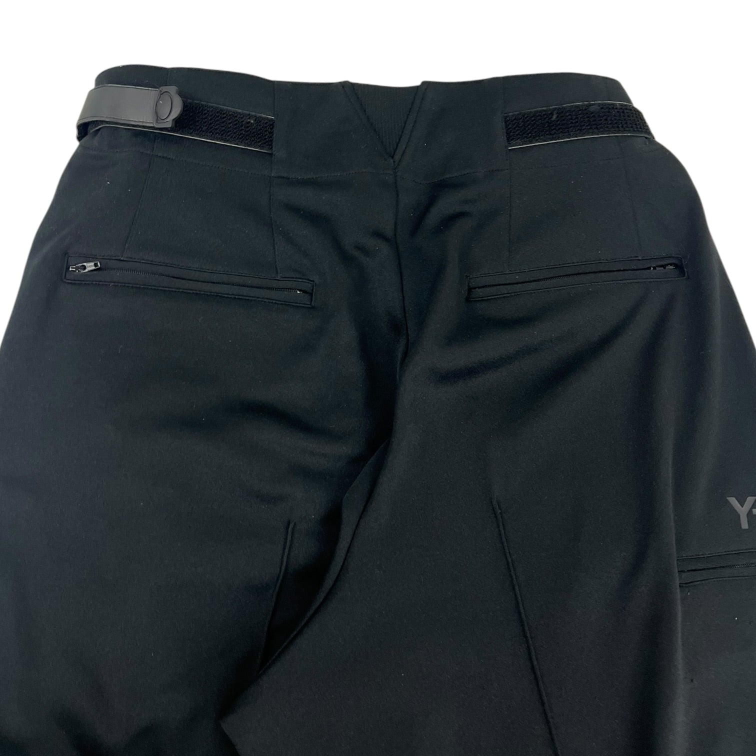 Yohji Yamamoto x Adidas Y-3 Wide Leg Pants Detachable Suspenders