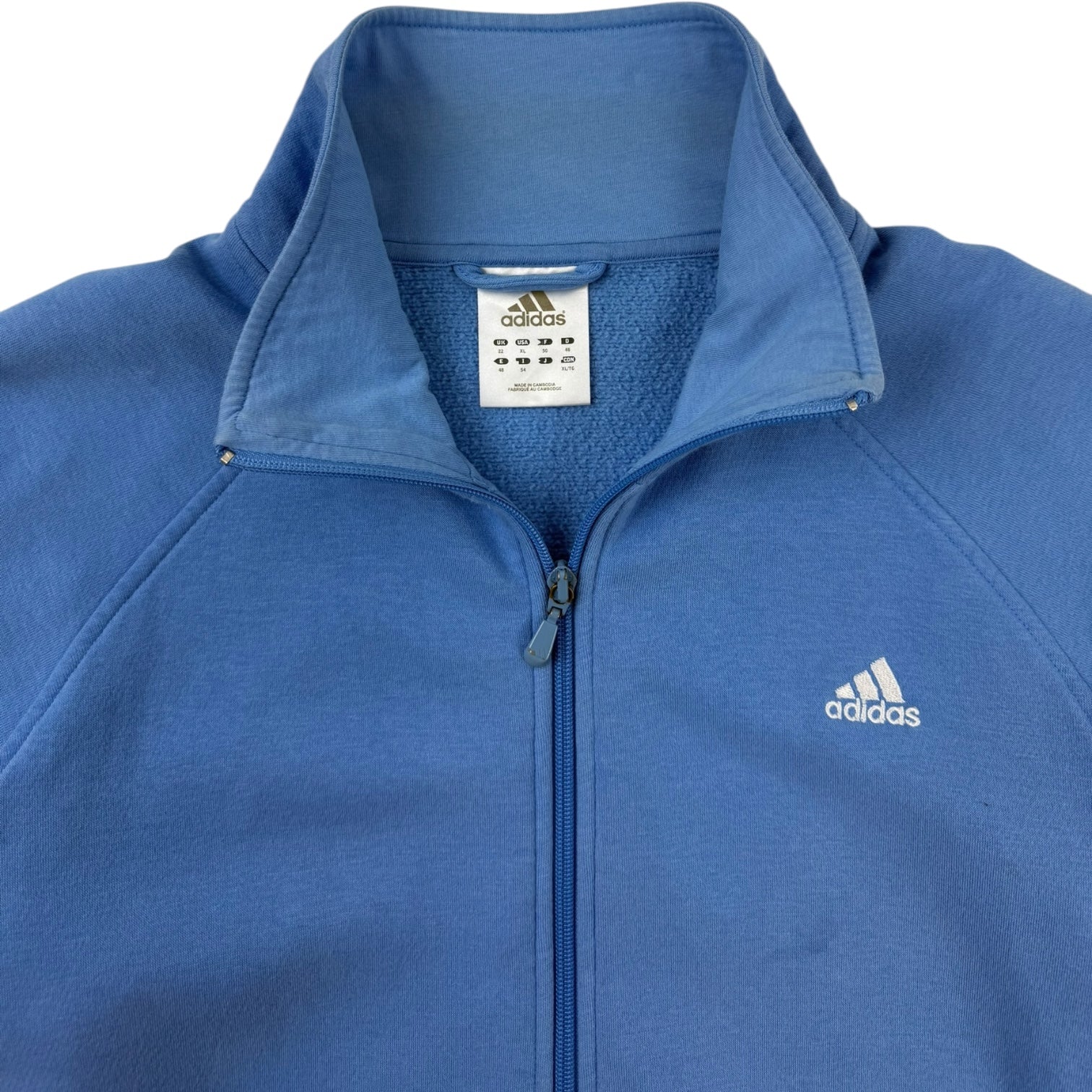 Vintage Adidas Track Jacket Baby Blue