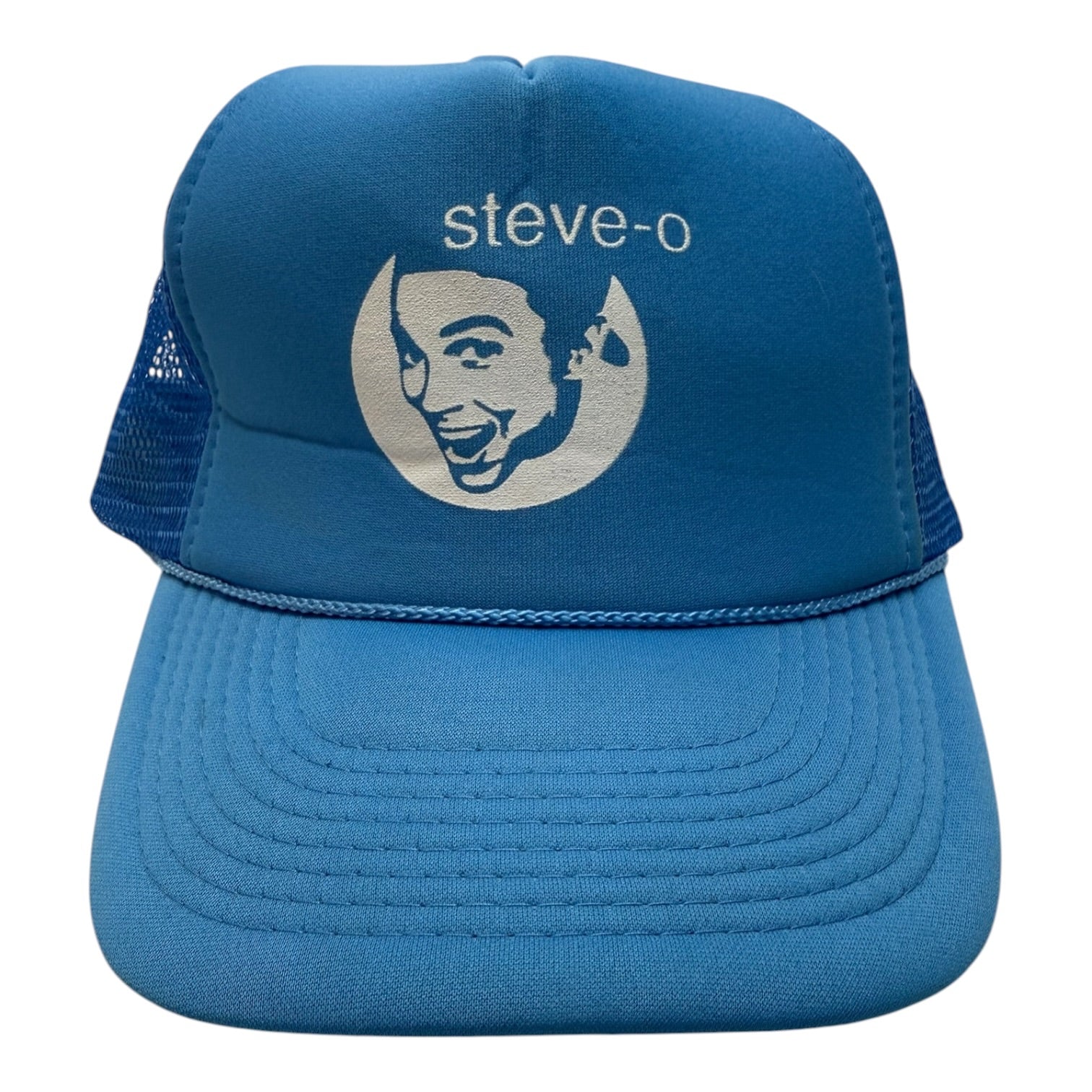 Vintage Steve-O Trucker Hat Blue