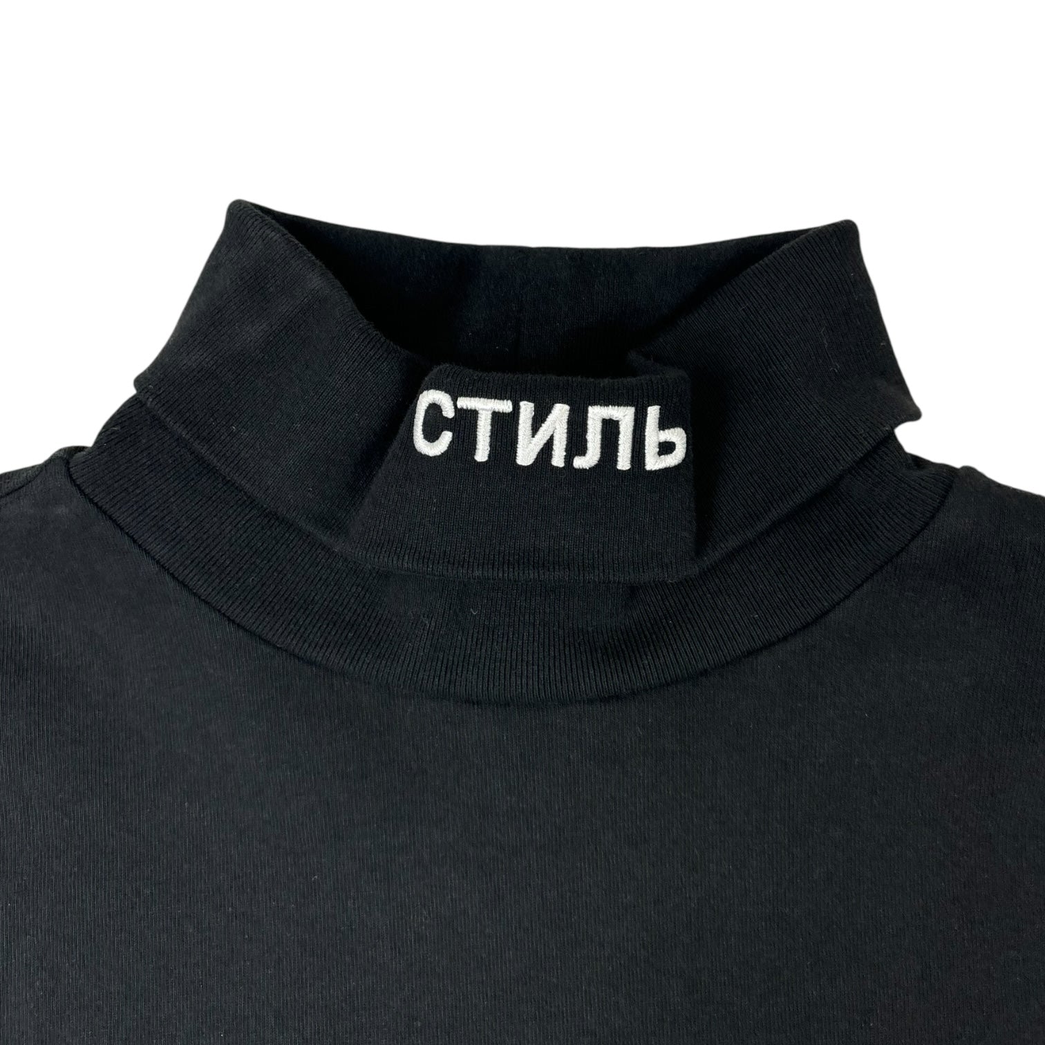 Heron Preston CTNMB Turtleneck Long Sleeve Black