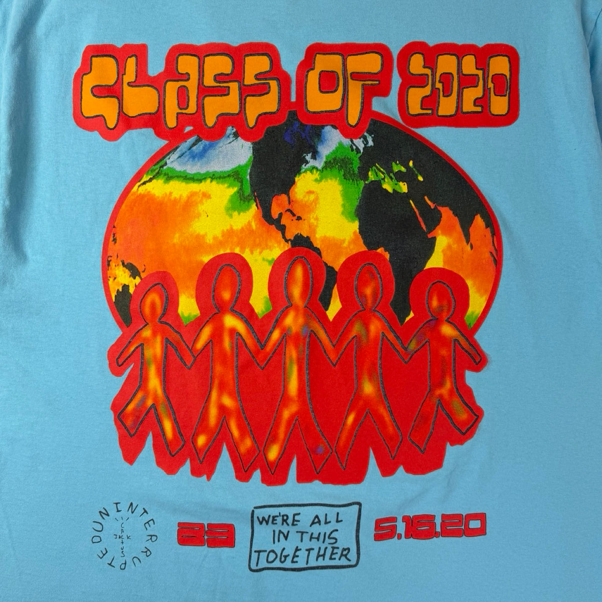 Travis Scott Cactus Jack C/O 2020 T-Shirt Light Blue