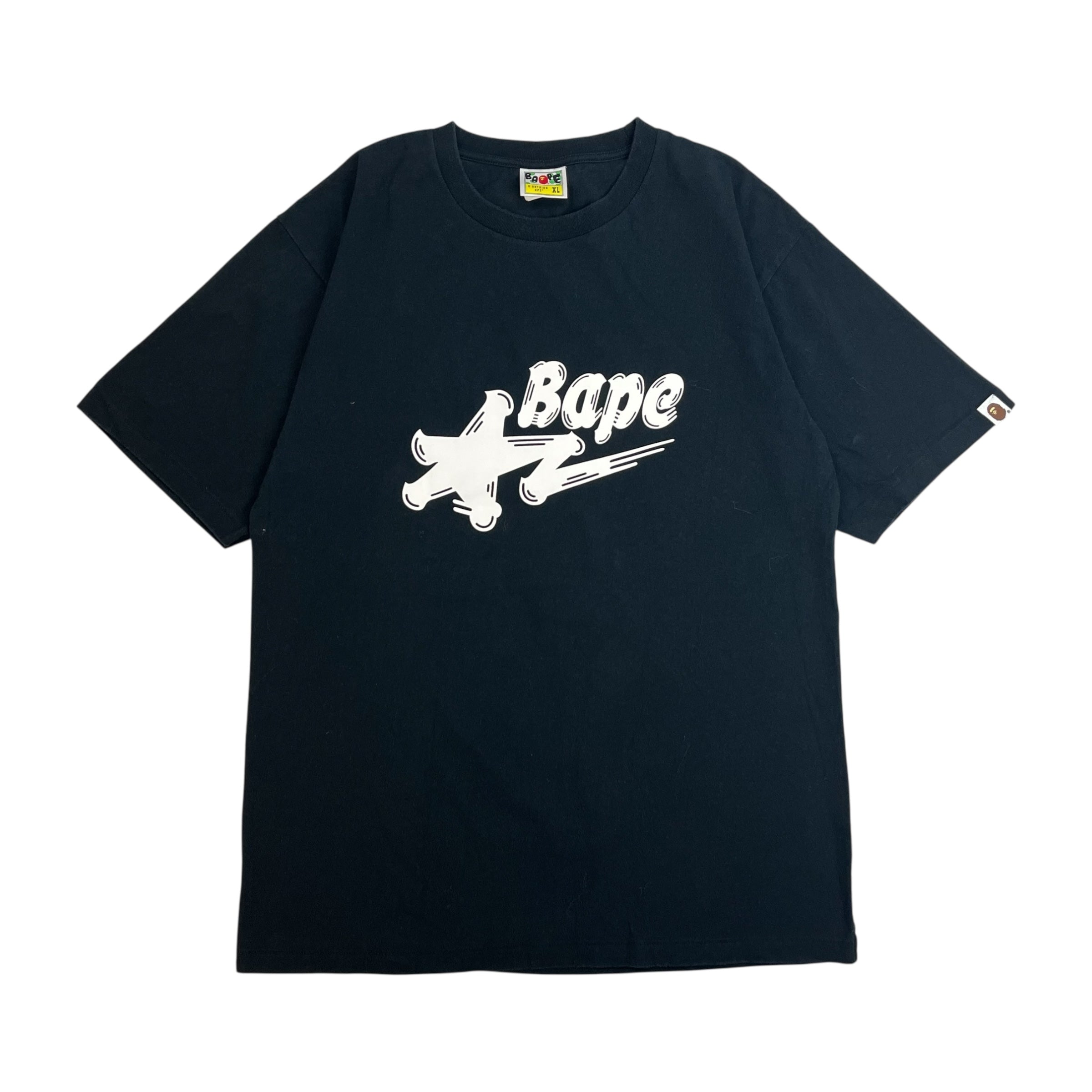 Bape Brush Bape Sta Tee Black