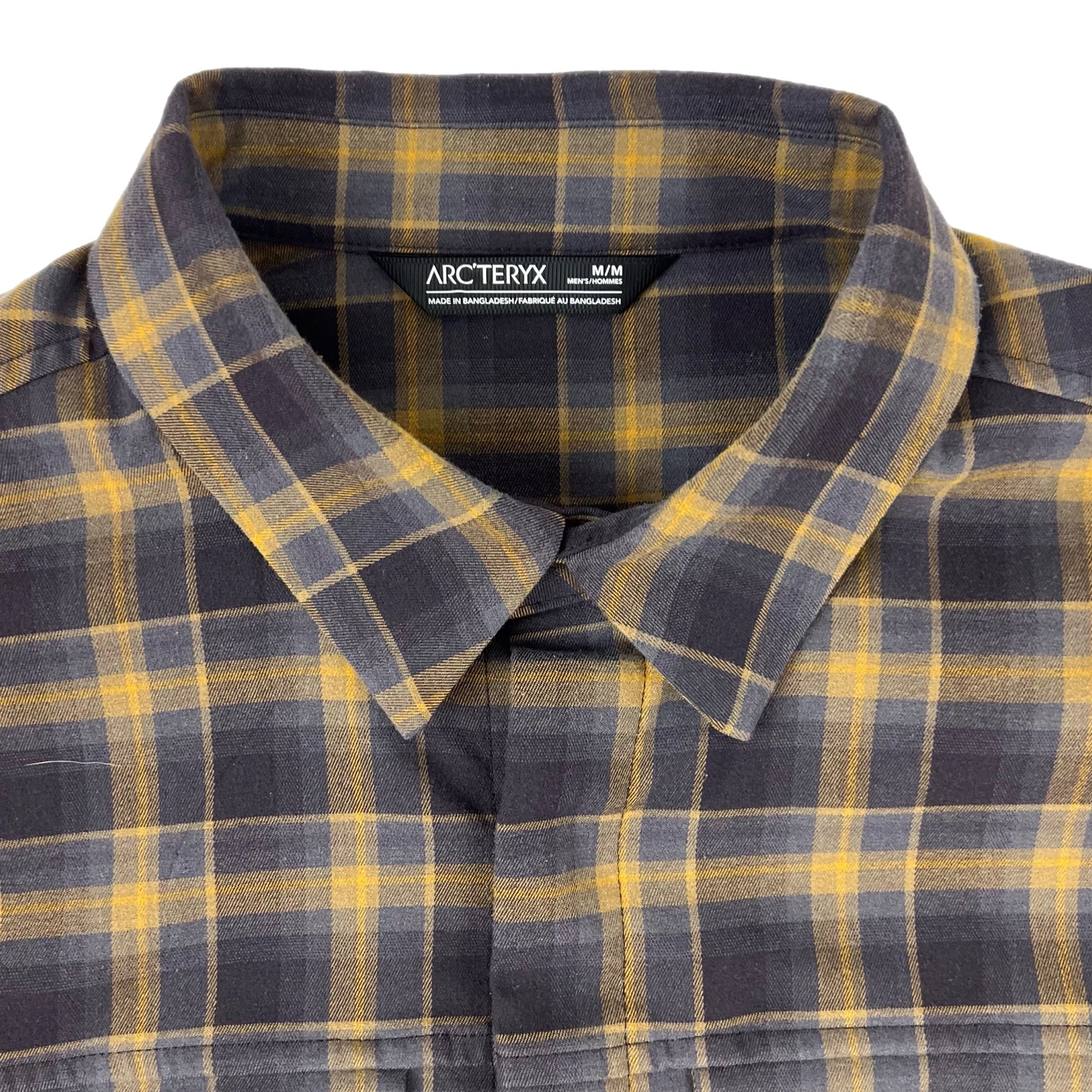 Arc’teryx Gryson Button Up Shirt Checkered Mustard/Navy