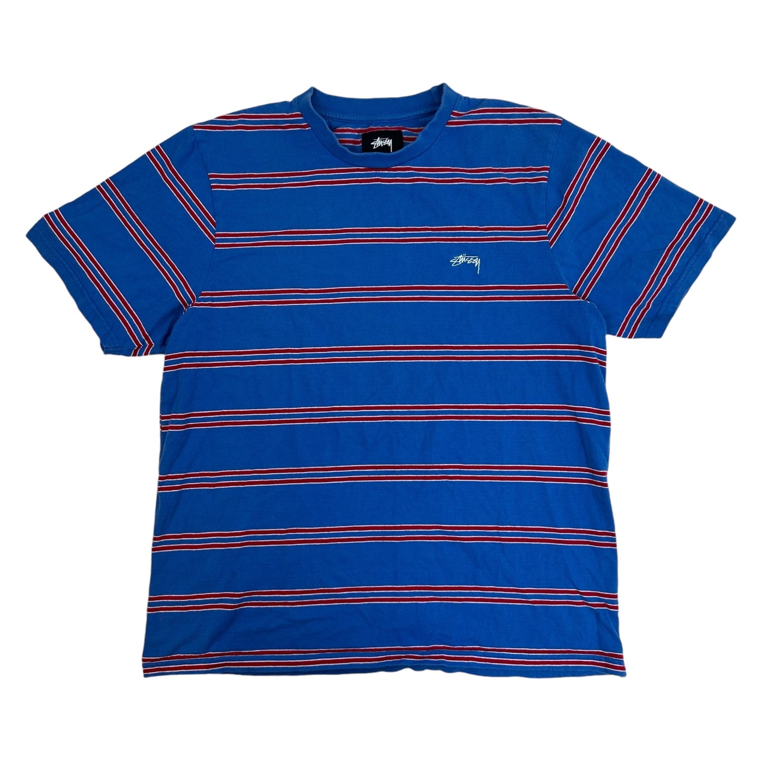 Stüssy Double Stripe T-Shirt Blue