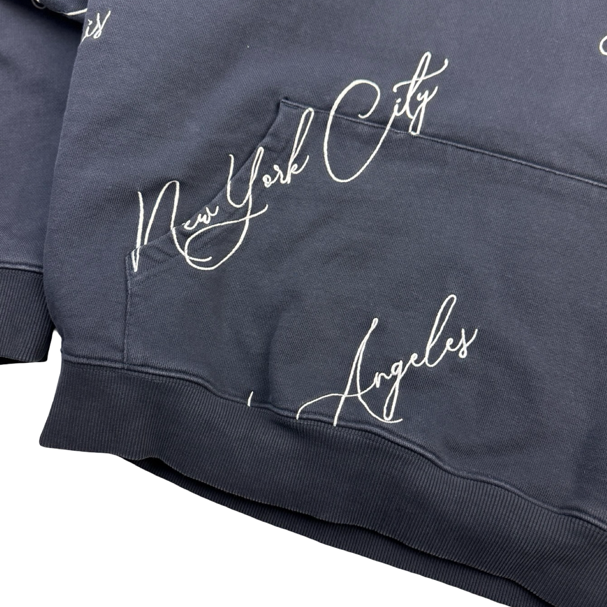 Kith City Script Hoodie Dark Navy