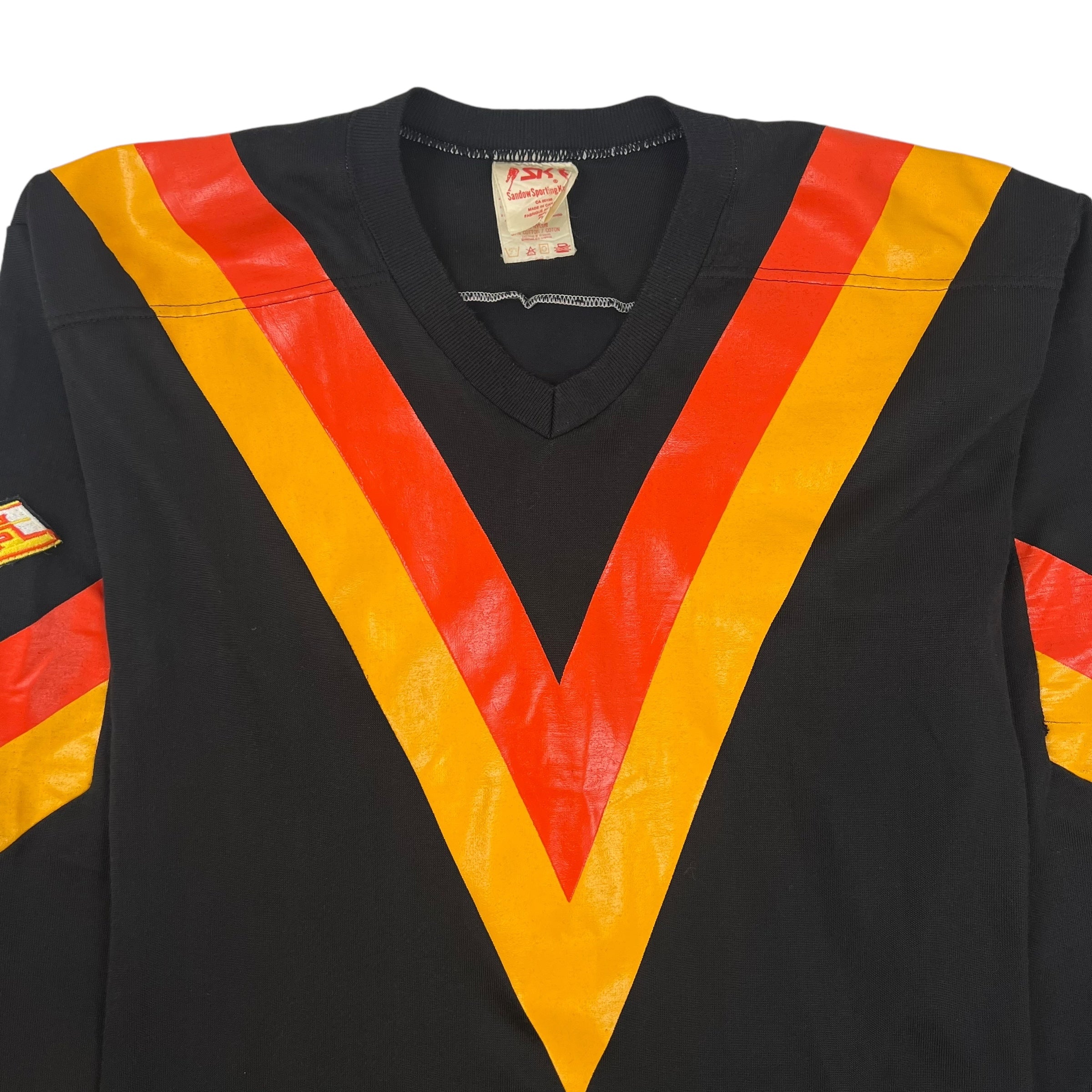 Vintage Vancouver Canucks Flying V Logo Jersey