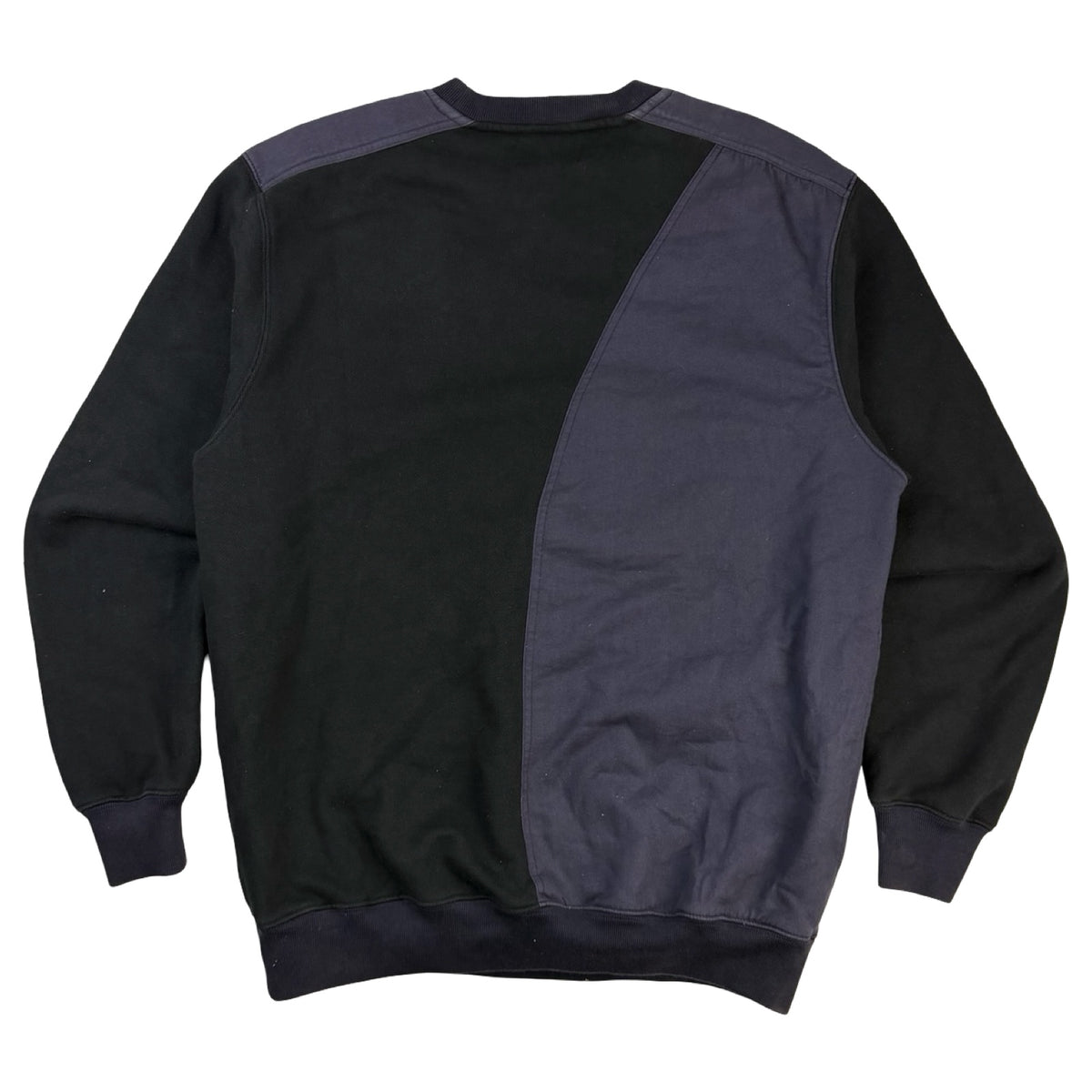 AW18 Palace Patchwork Crewneck Sweater Black/Navy