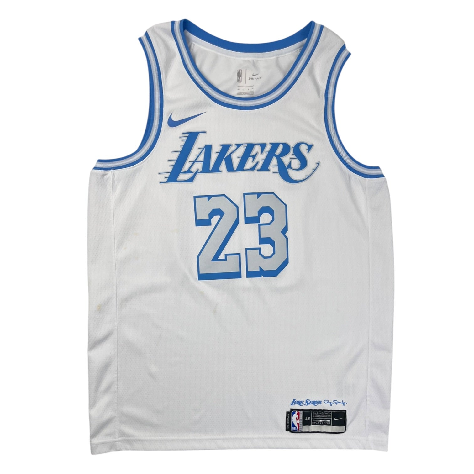 LA Lakers Lebron James City Edition Swingman Jersey