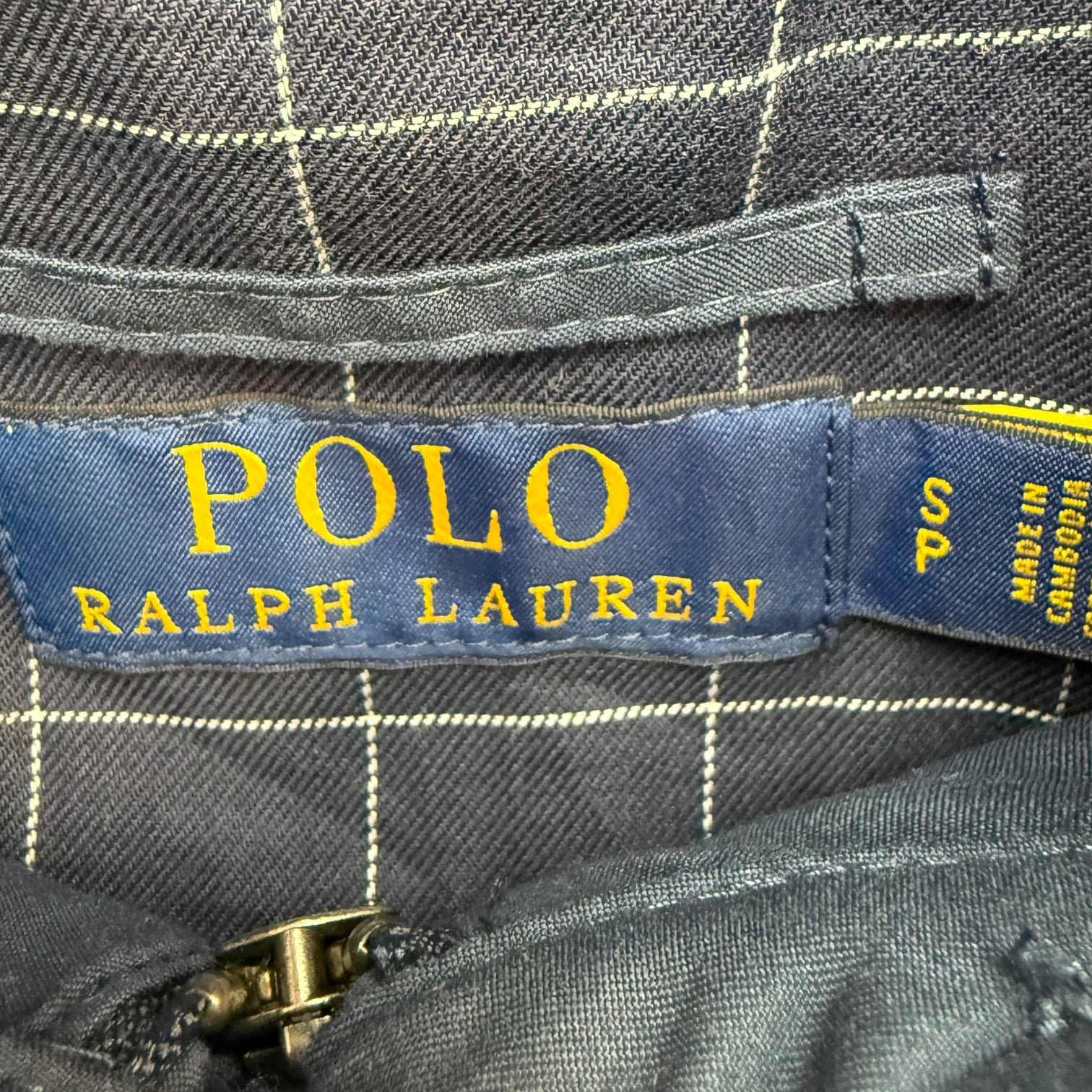 Vintage Polo Ralph Lauren Harrington Jacket Navy Blue