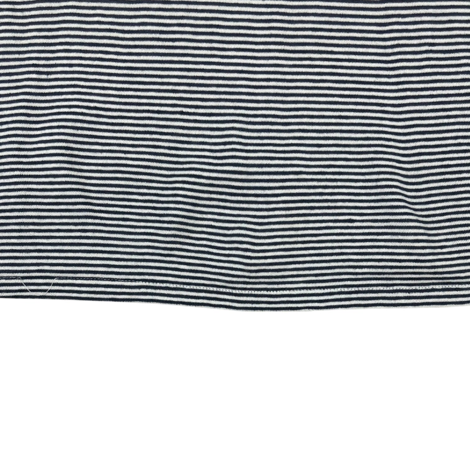 (W) Moschino Striped Ruffle-Collar Tank Top