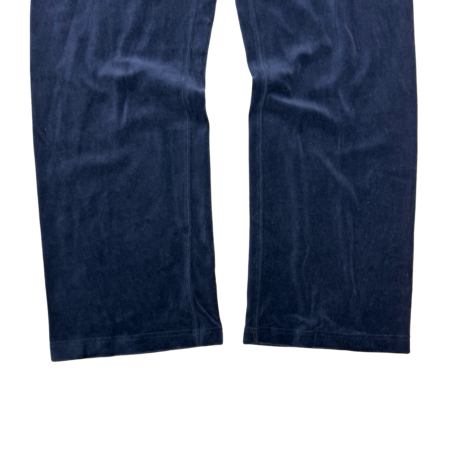 (W) Vintage Juicy Couture Velour Track Pants Navy Blue