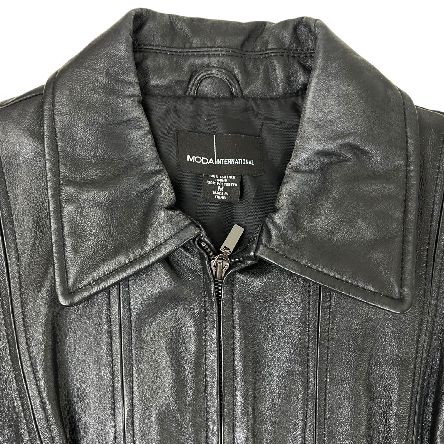 (W) Vintage Y2K Moda International Black