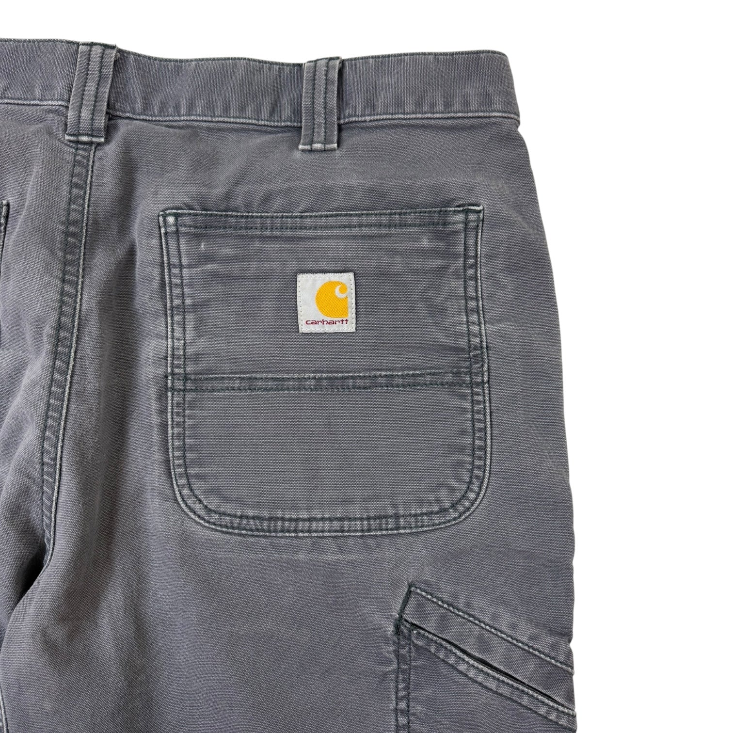 Carhartt Relaxed Double Knee Work Pants Grey