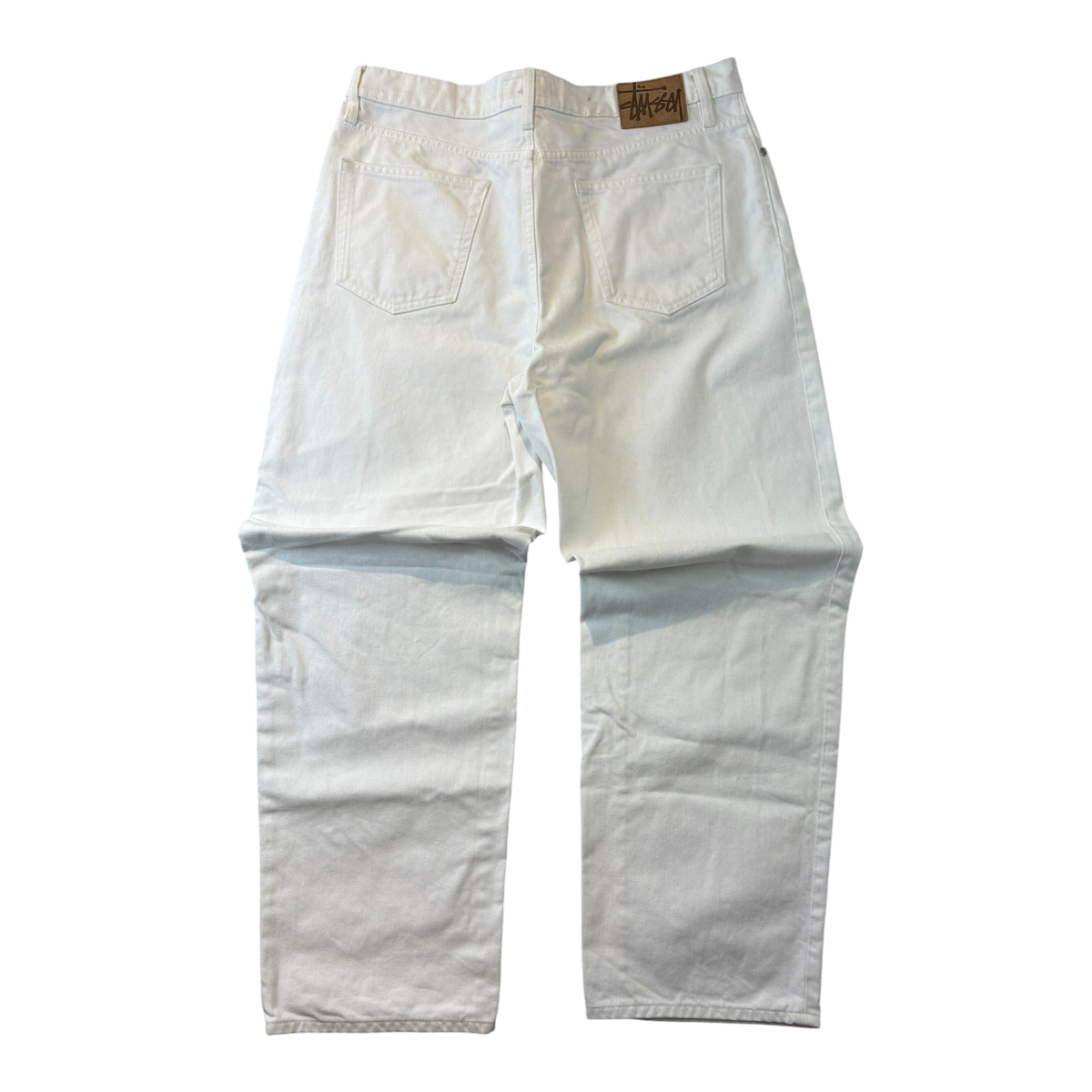 Stussy New Classic “Big Ol” Denim Jeans White