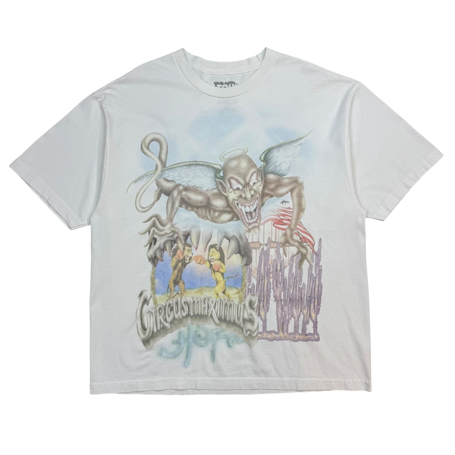 Travis Scott Utopia Circus Maximus Tour Tee White