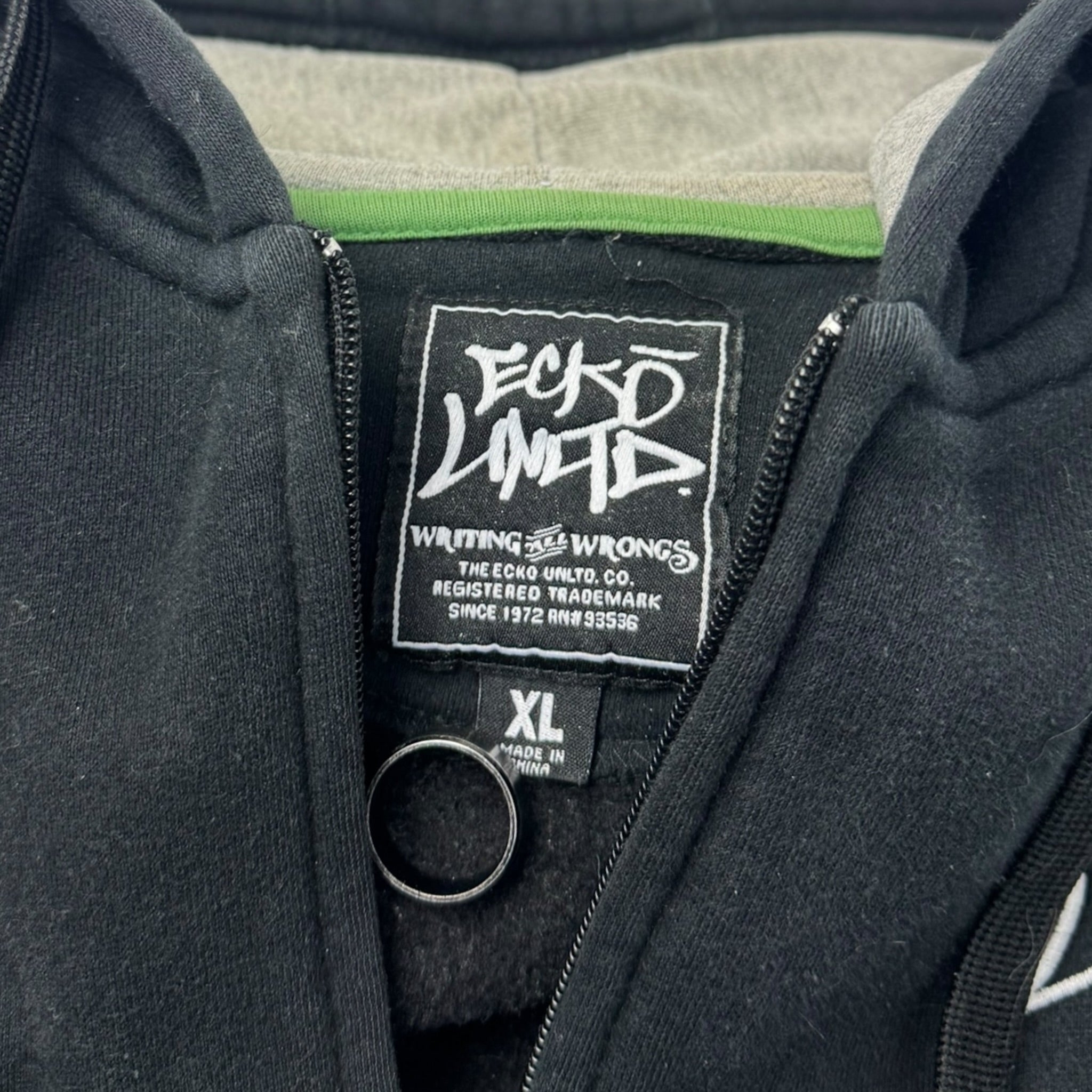 Vintage Y2K Ecko Unltd. Graffiti Zip Up Hoodie