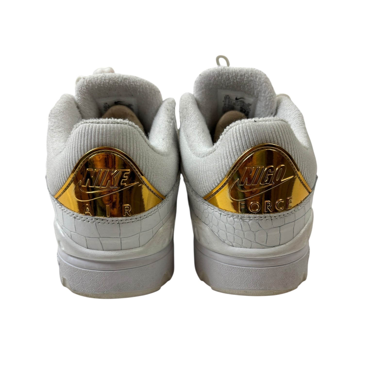 Nigo x Nike Air Force 3 Low SP White Metallic Gold (Used)