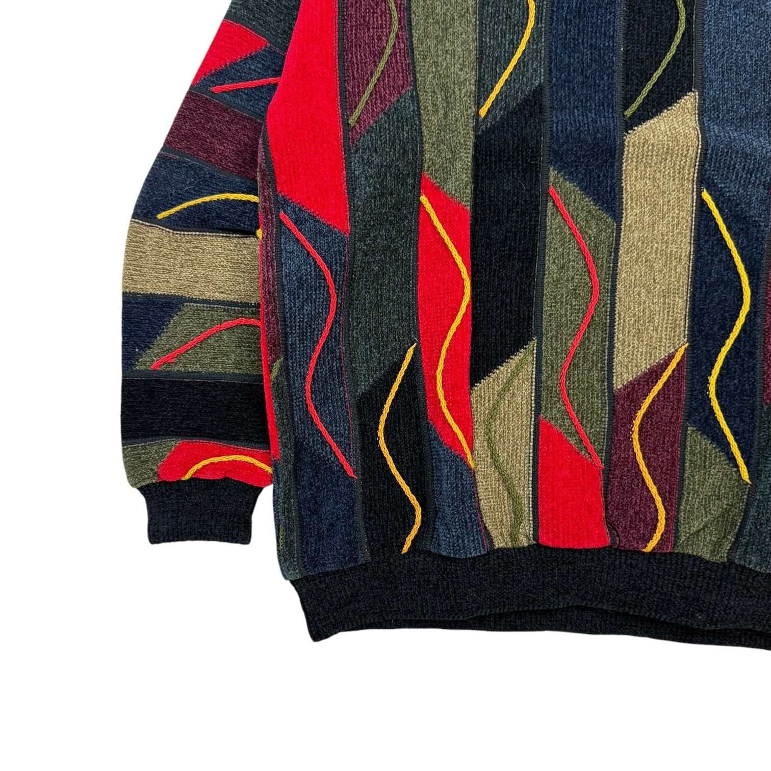 Vintage Tundra Cable Knit Sweater Multicolour