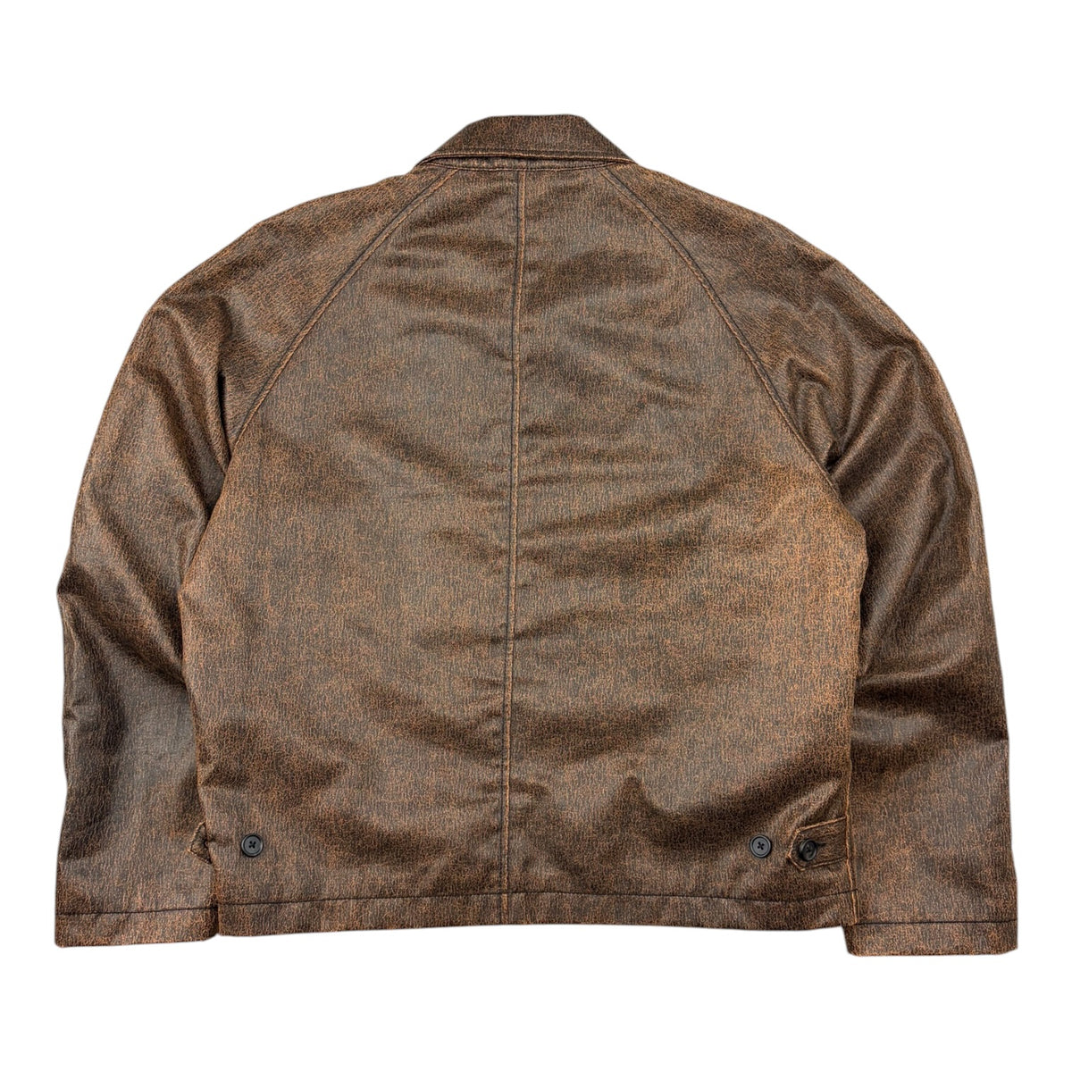 Stussy Coated Cotton Club Jacket Dark Brown