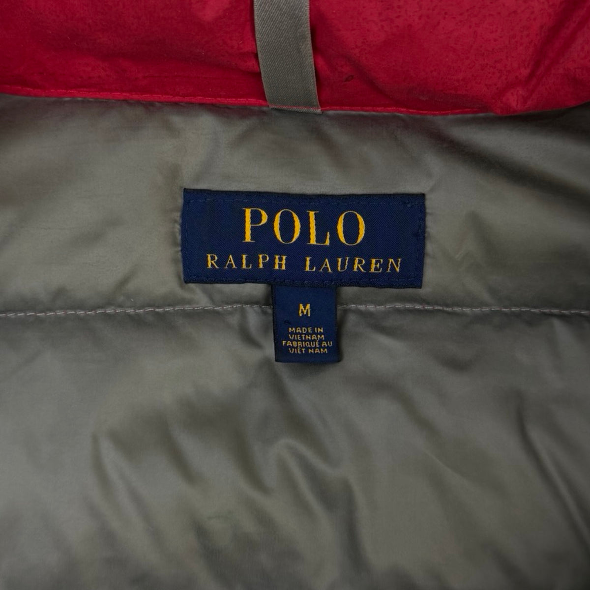 Vintage Polo Ralph Lauren Puffer Jacket Red
