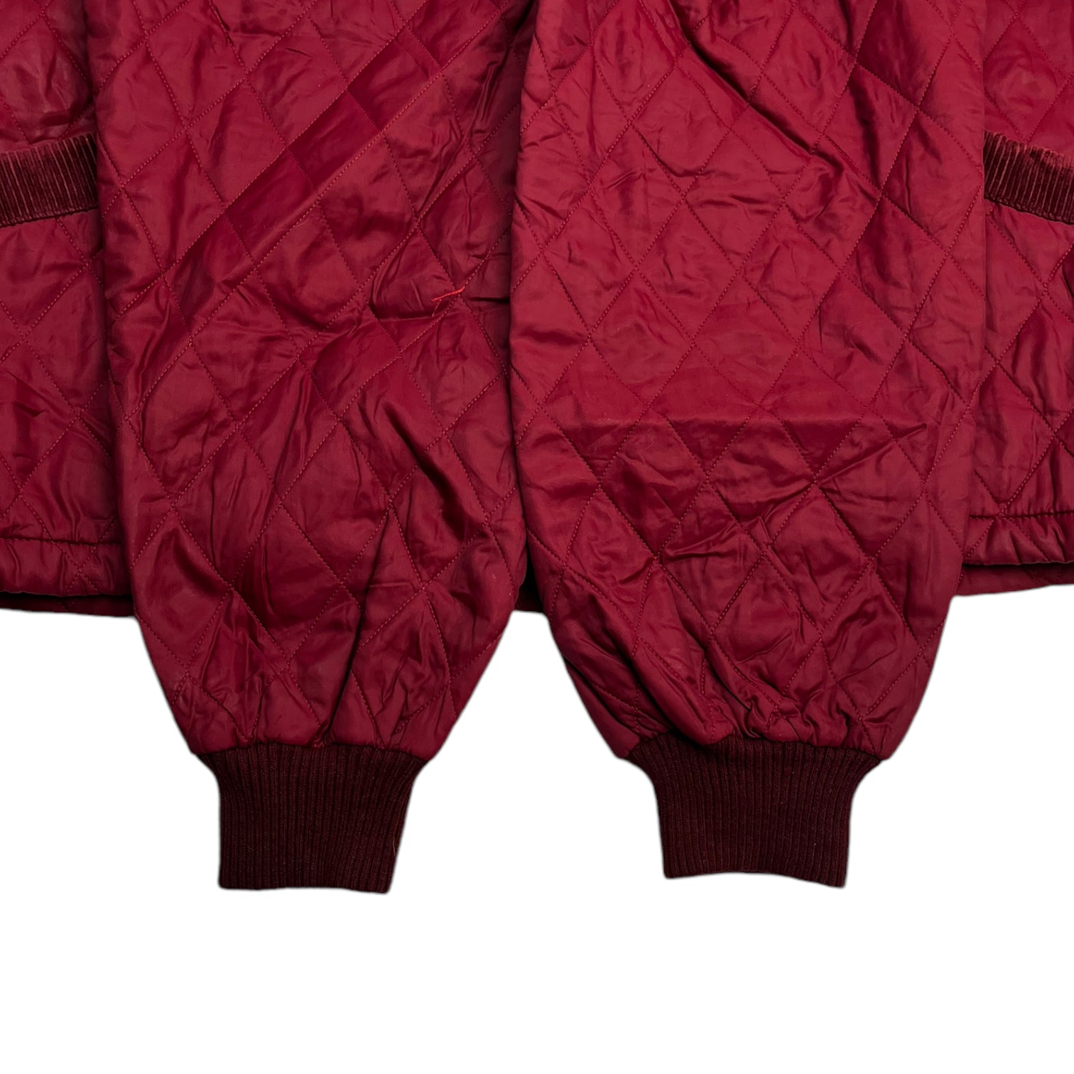 Vintage Y2K Kappa Quilted Light Puffer Burgundy