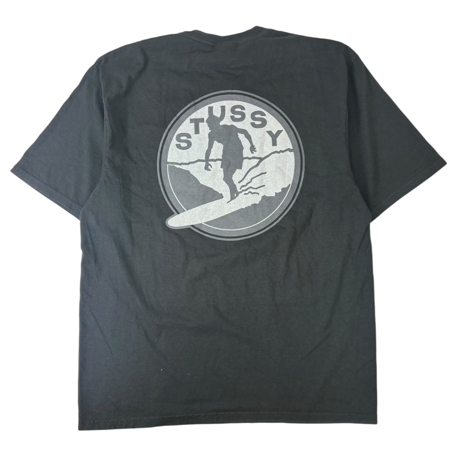 Stussy Pigment Dyed Surf Club T-Shirt Black