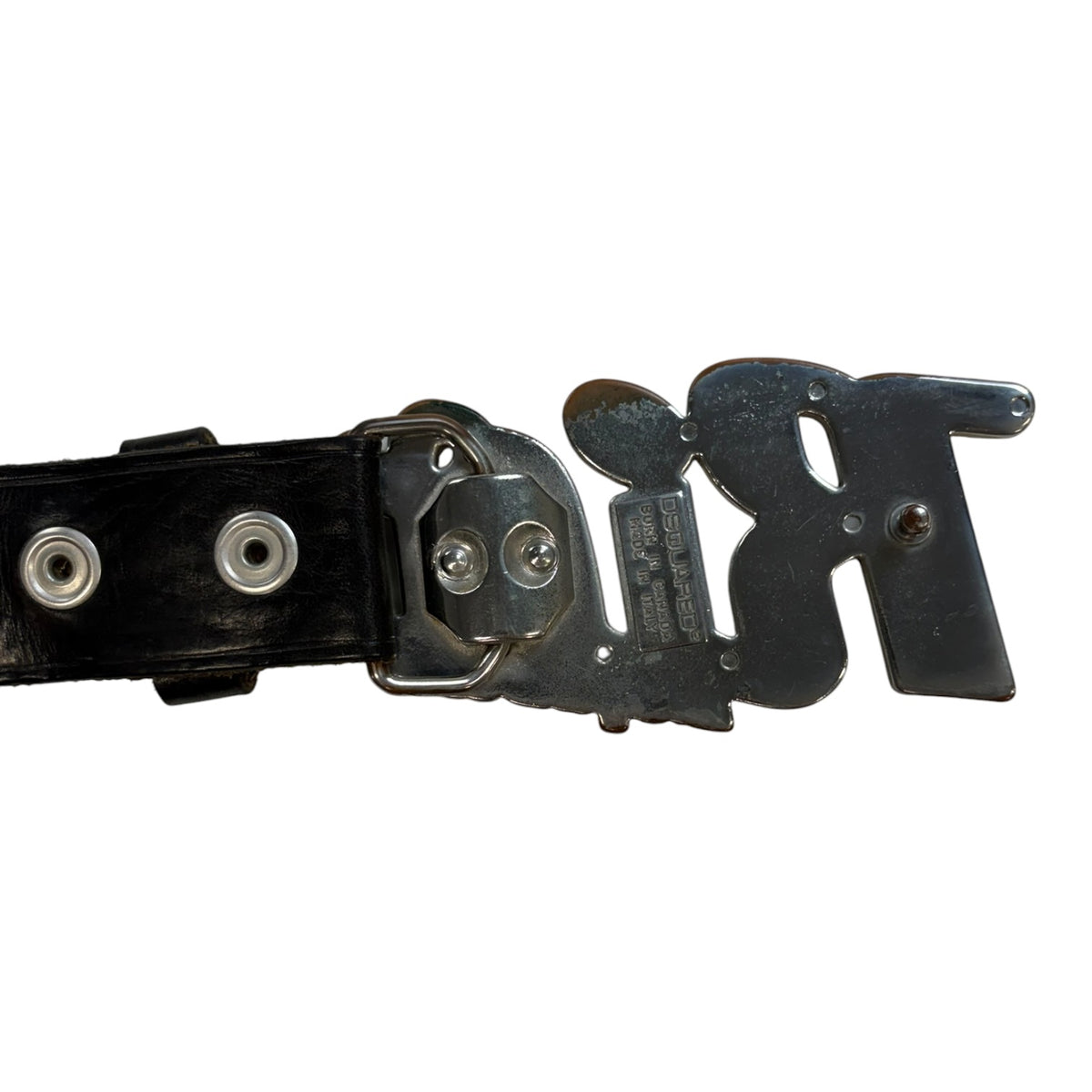 Dsquared2 Rio Leather Belt Black