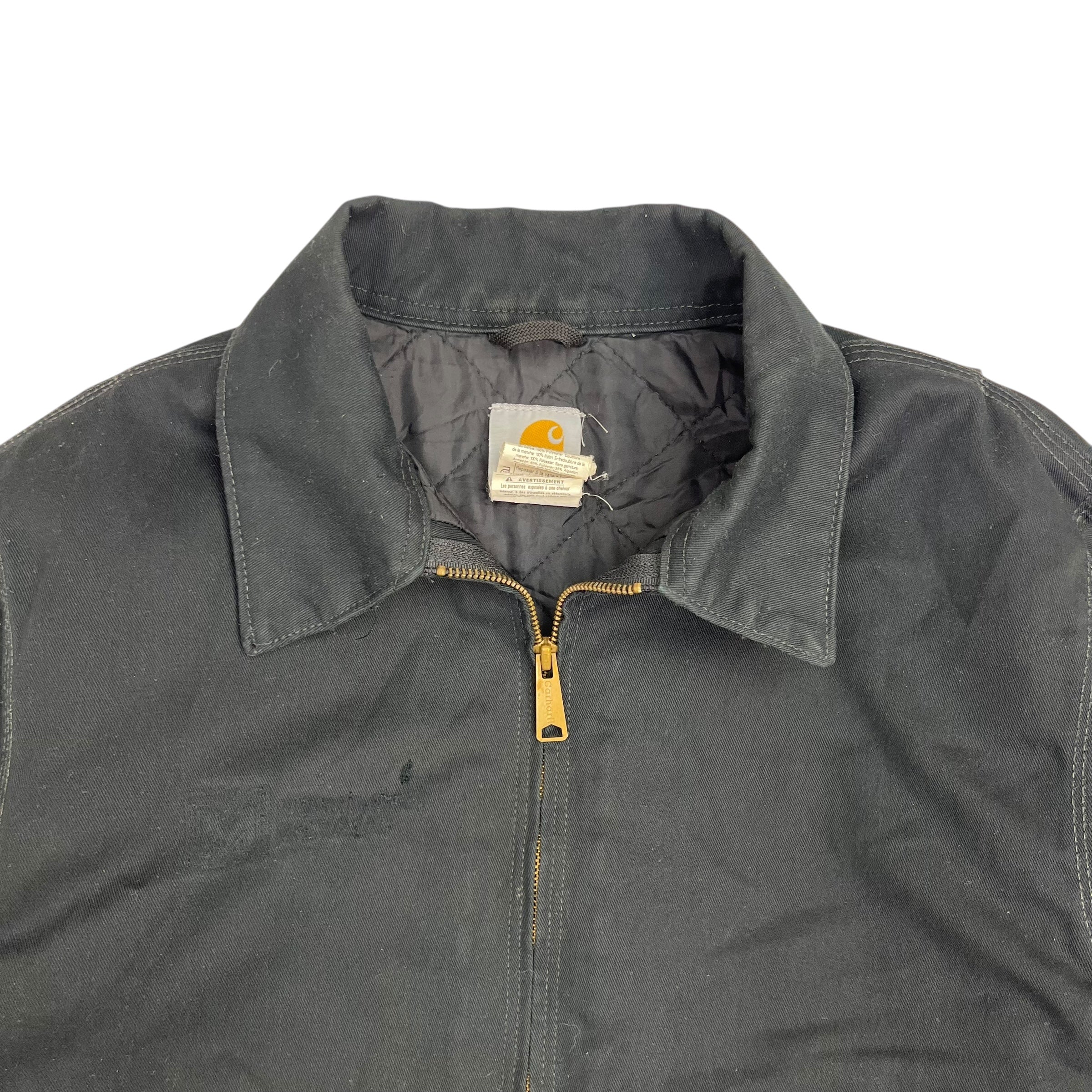 Vintage Carhartt Twill Work Jacket Black
