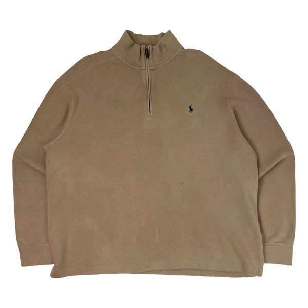 Polo Ralph Lauren Quarter Zip Polo Brown