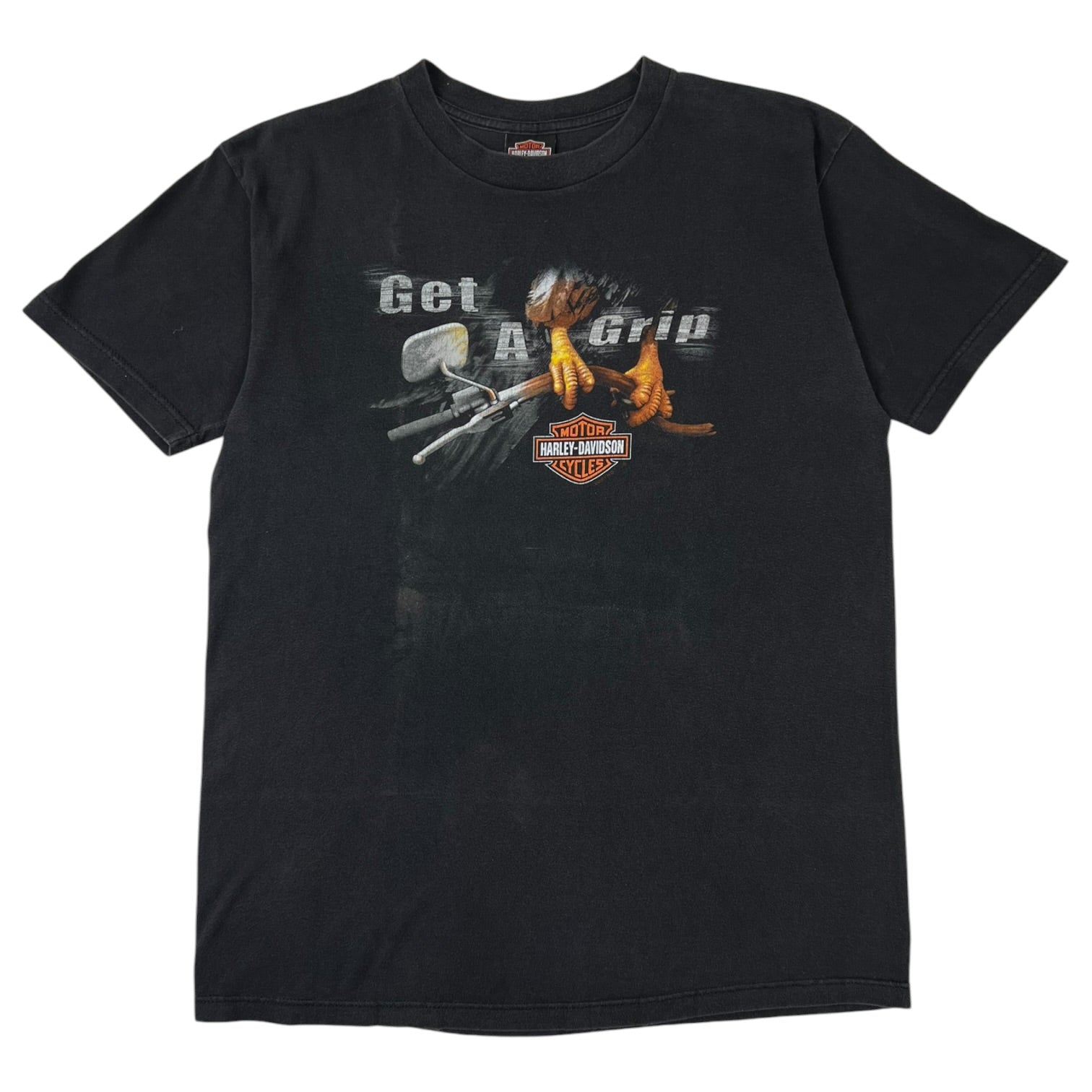 Vintage Harley Davidson of Big Island, HI “Get A Grip” T-Shirt Black