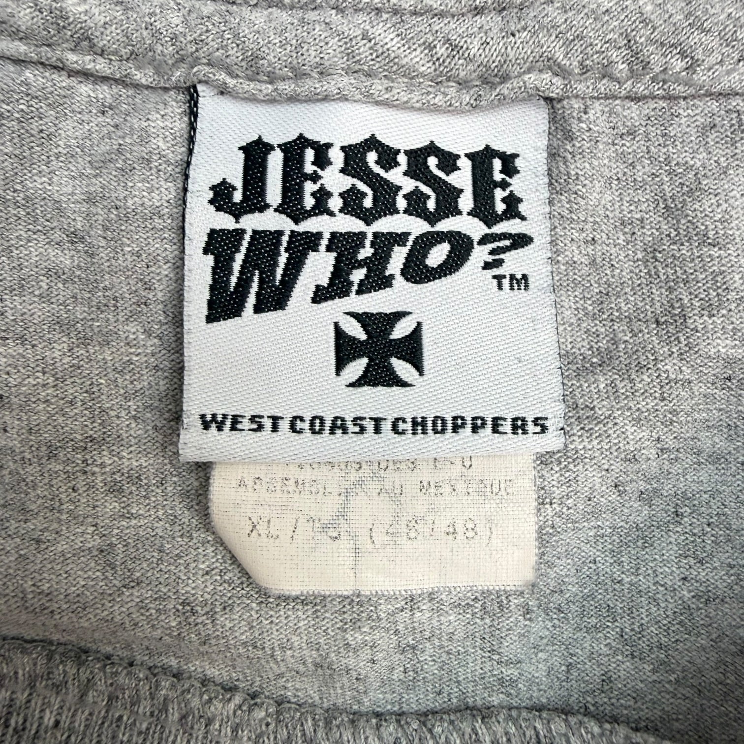 Vintage West Coast Choppers Tee Grey