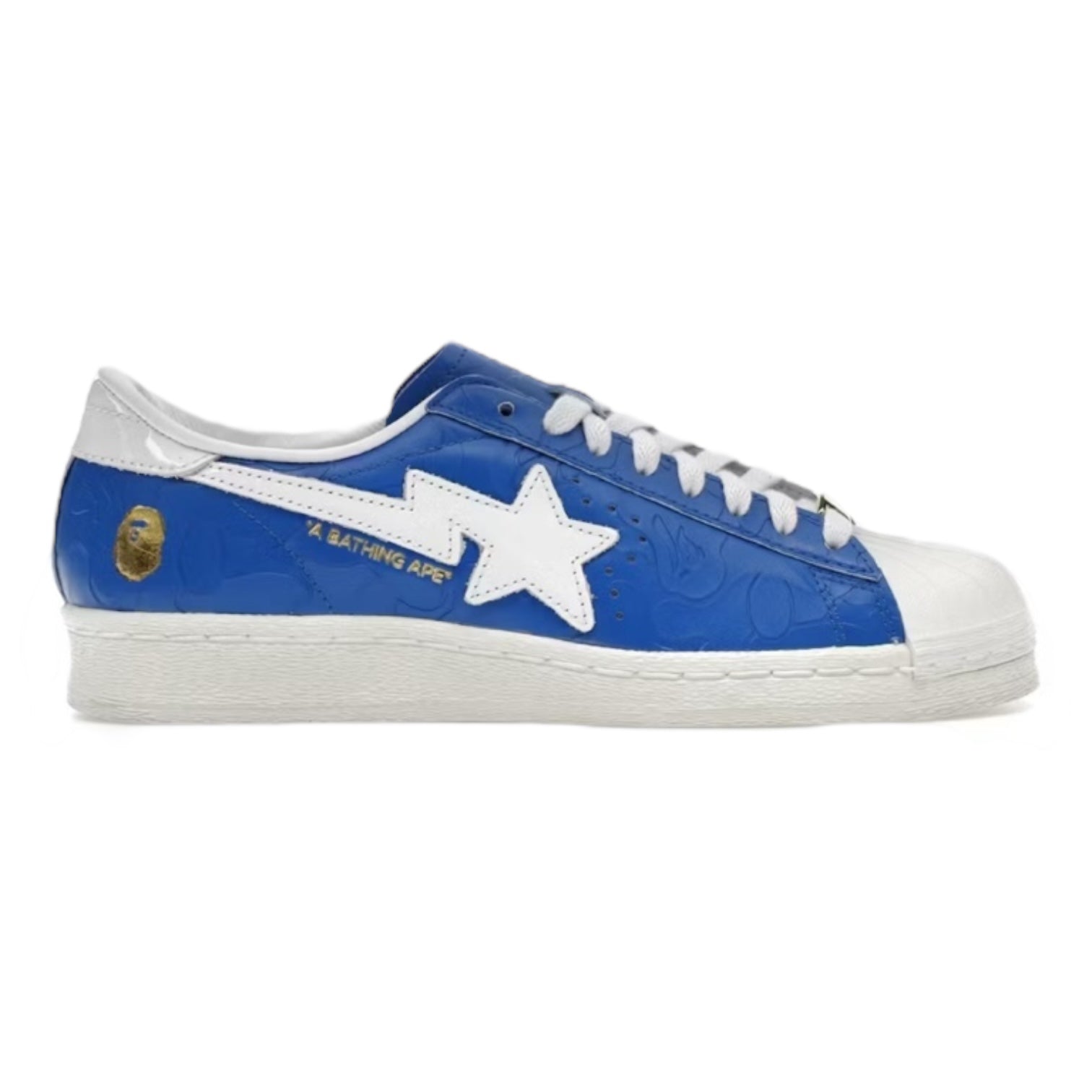 Adidas Superstar Vintage Bape Blue/White