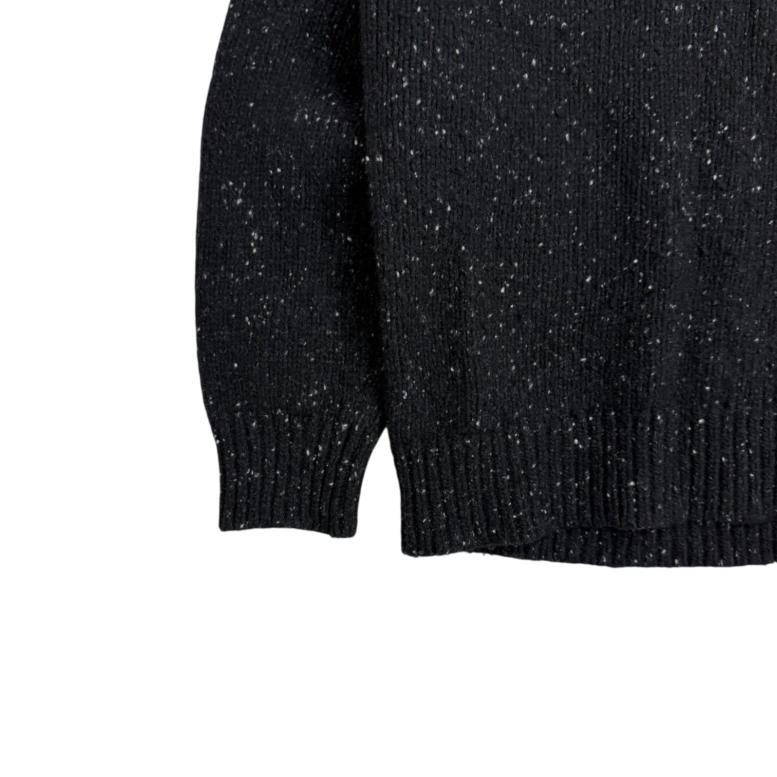 Supreme Speckle Small Box Logo Knit Crewneck Black