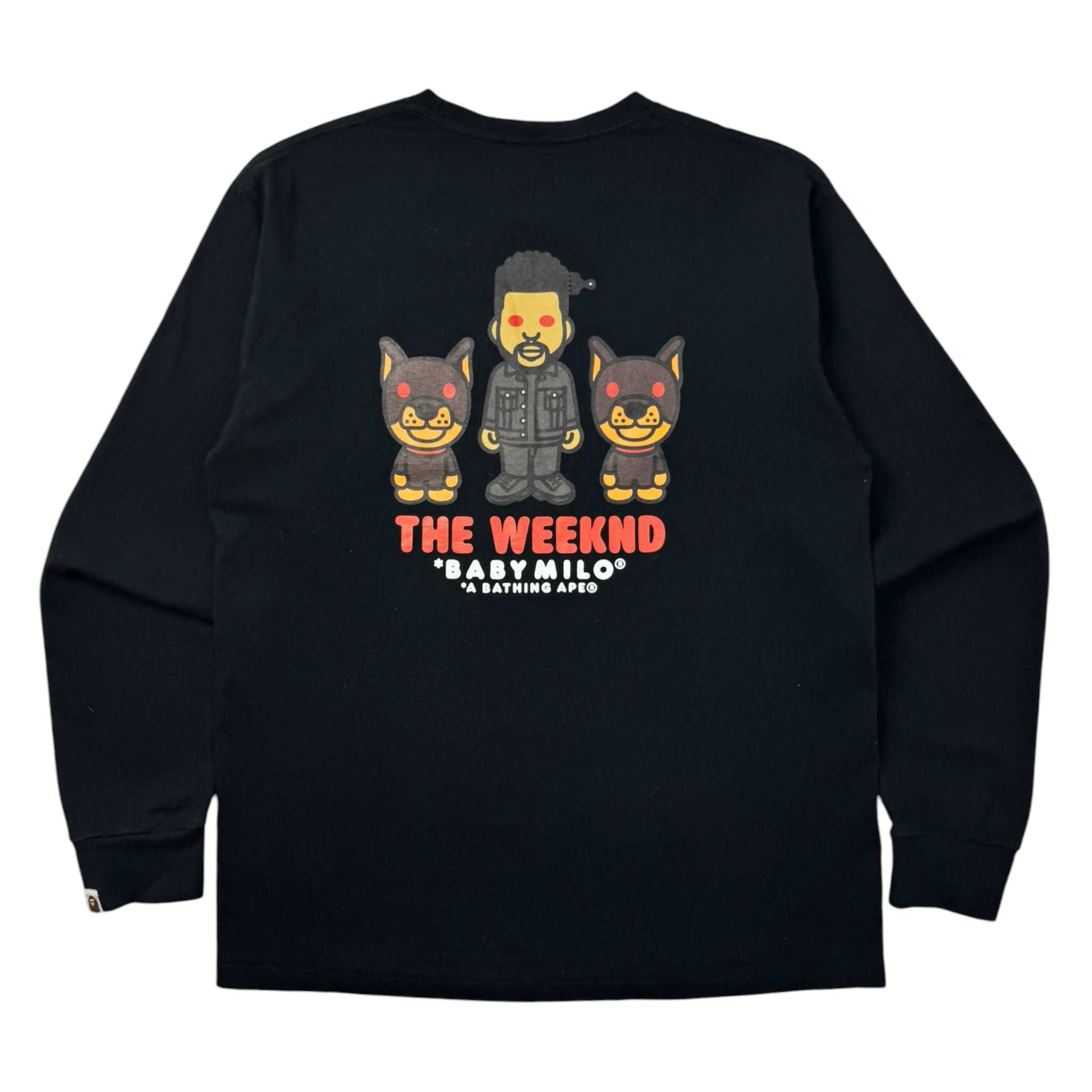 BAPE x XO The Weeknd Long Sleeve T-Shirt Black