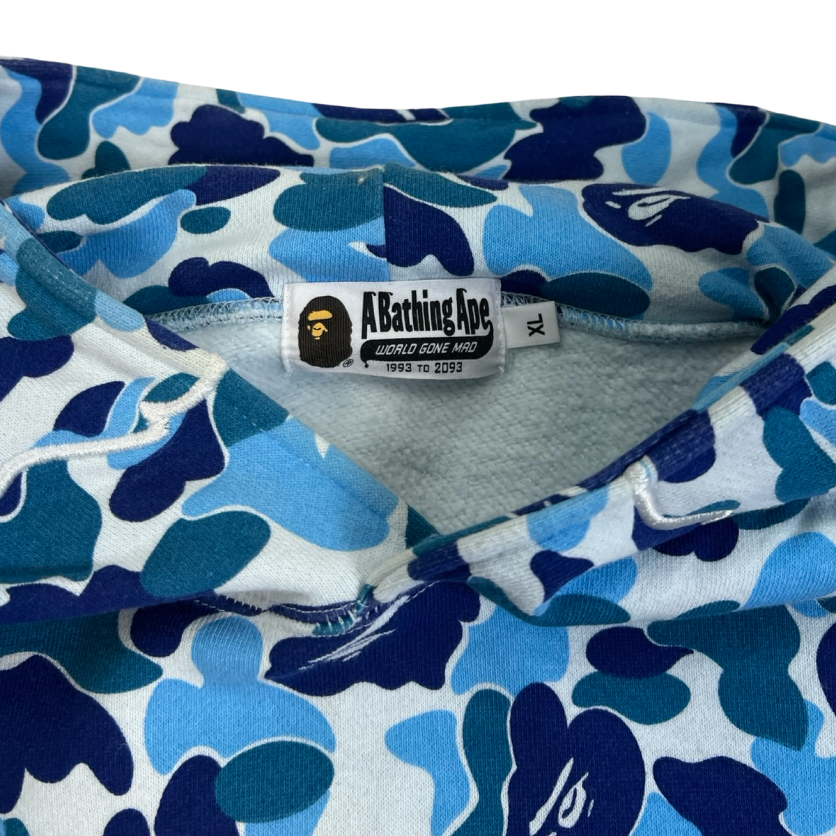 BAPE A Bathing Ape ABC Camo Blue Sweatshirt