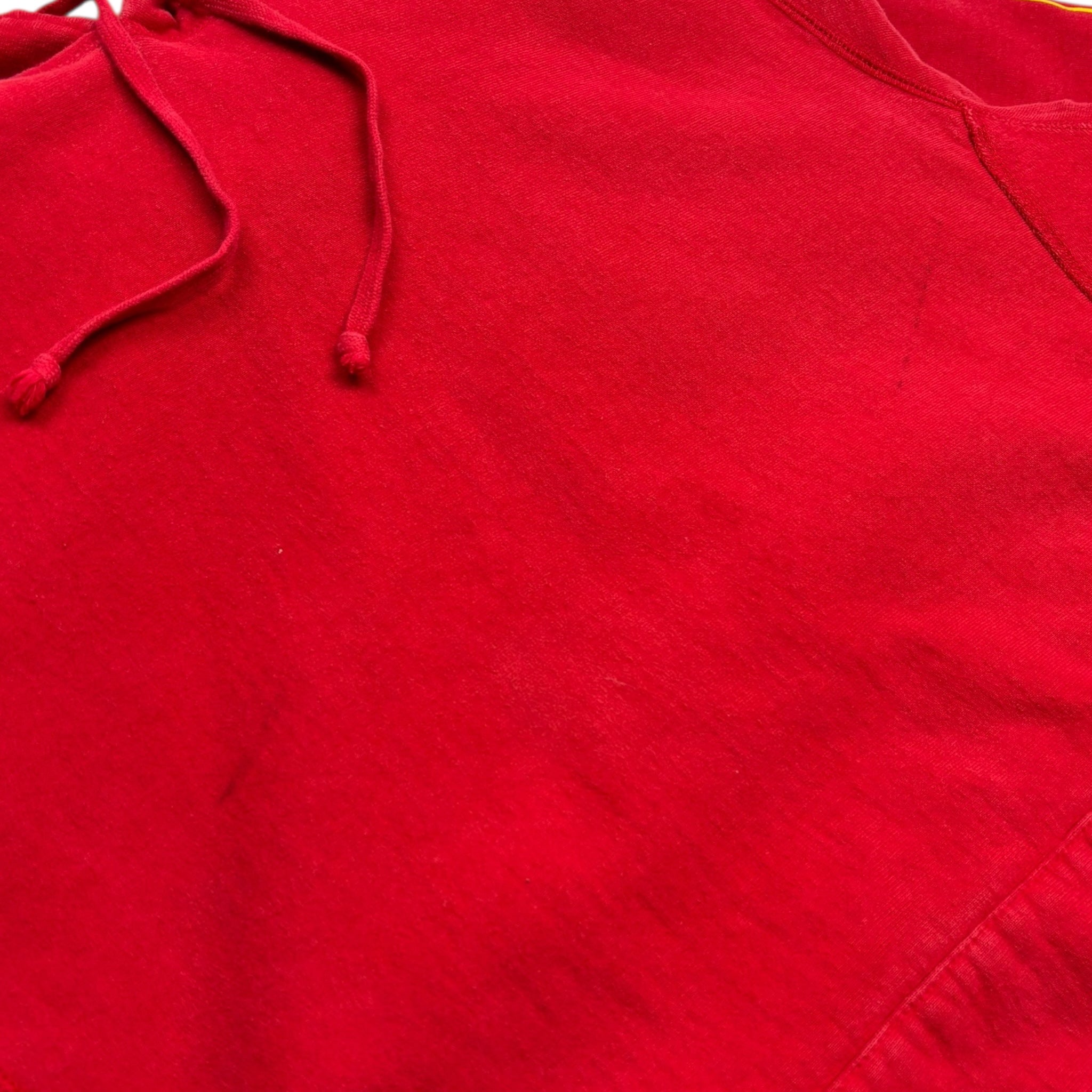 Supreme Rose Sleeves Hoodie Red