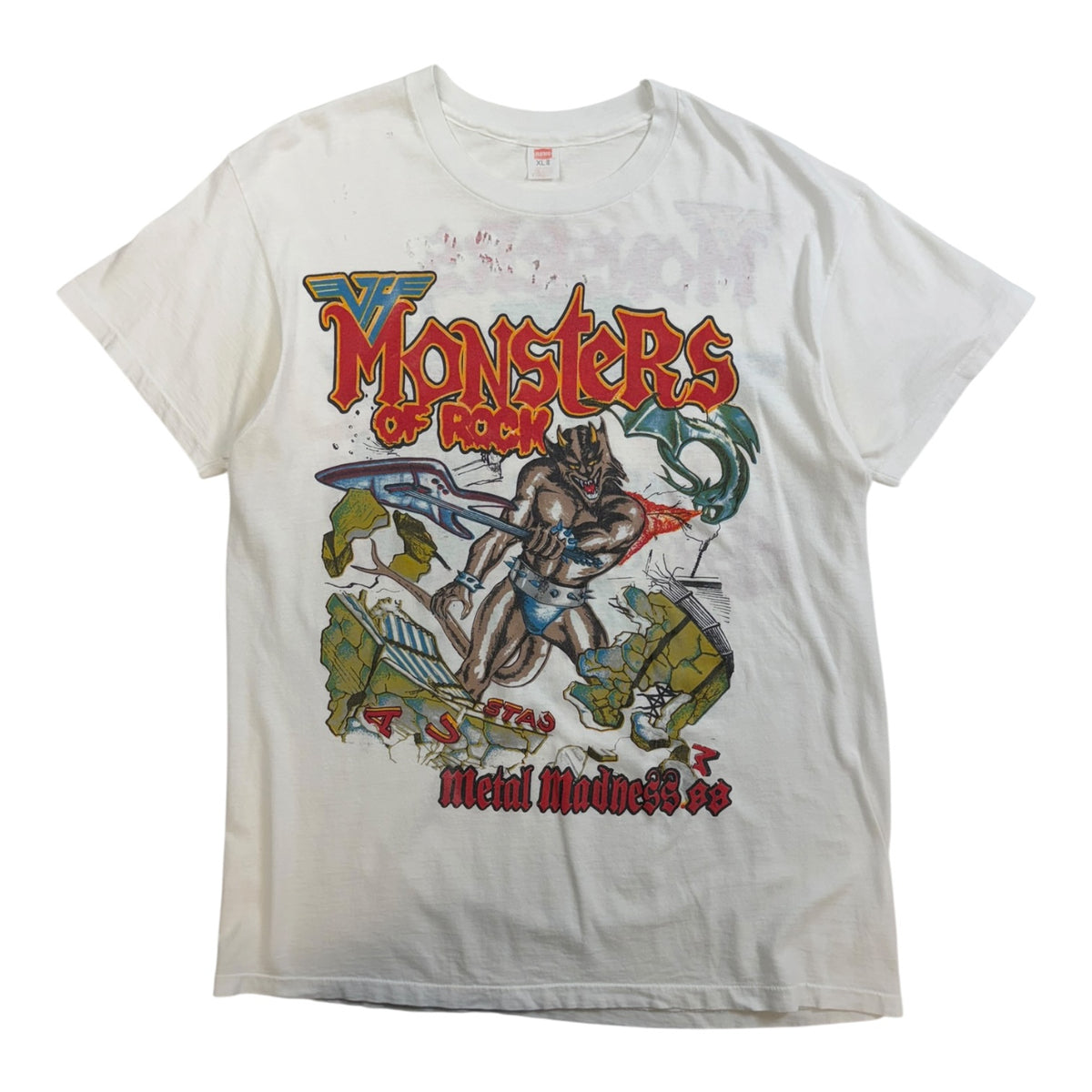 Vintage Monster Of Rock T-Shirt White