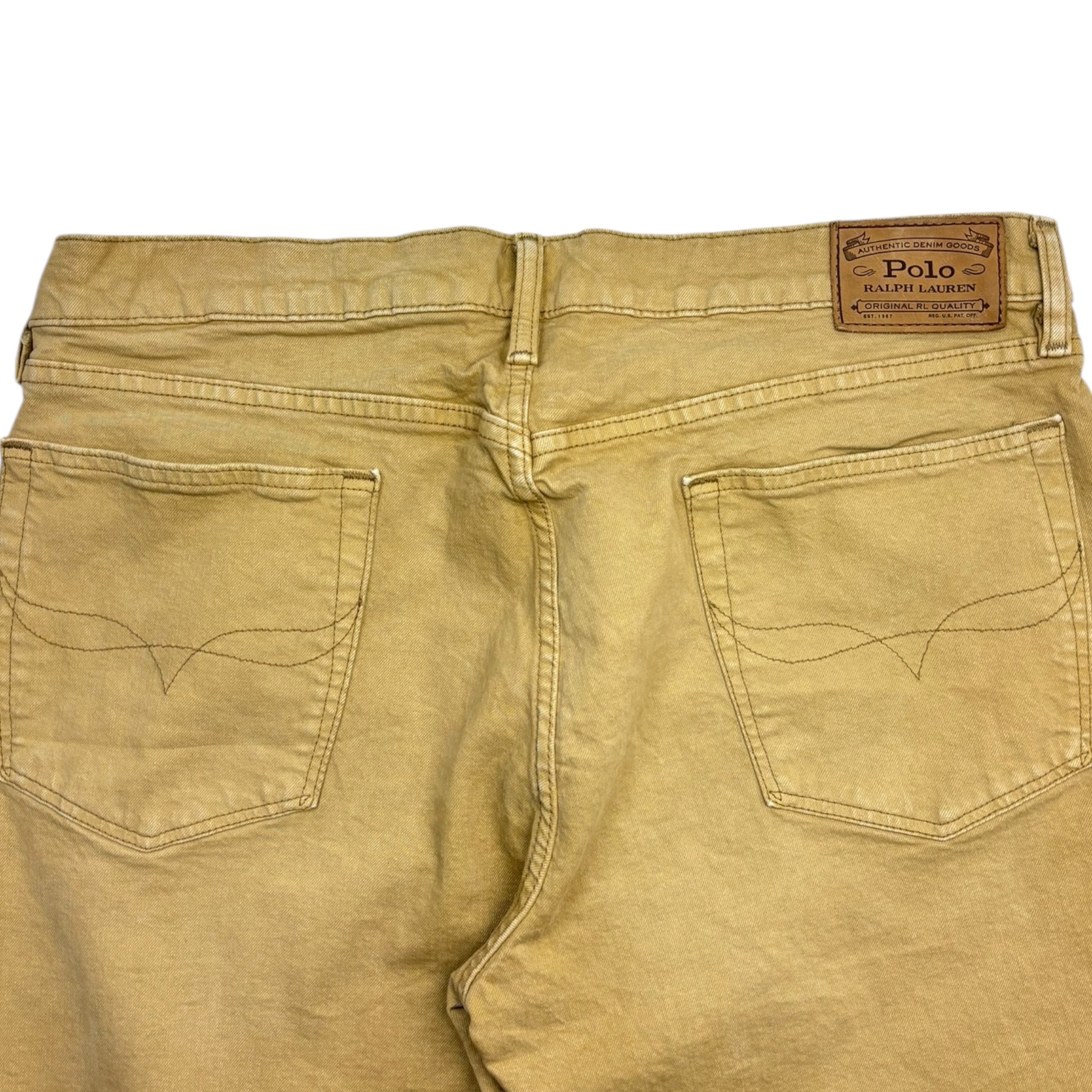 Vintage Polo Ralph Lauren Trouser Bottoms Tan Beige