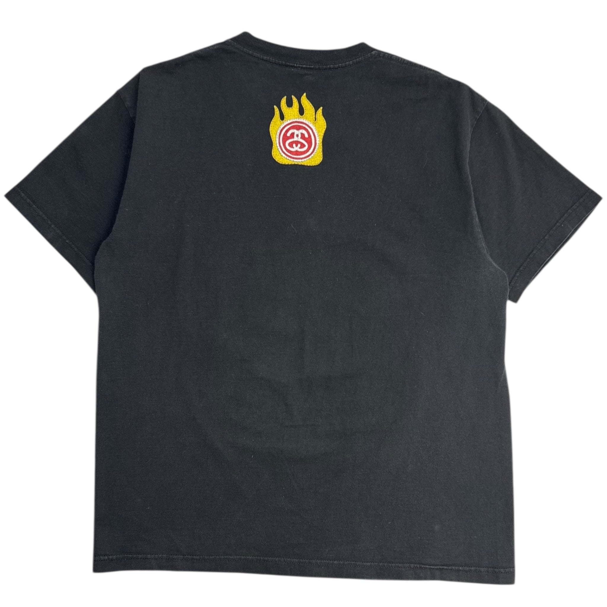 Y2K Stussy Posse Skull Tee Black