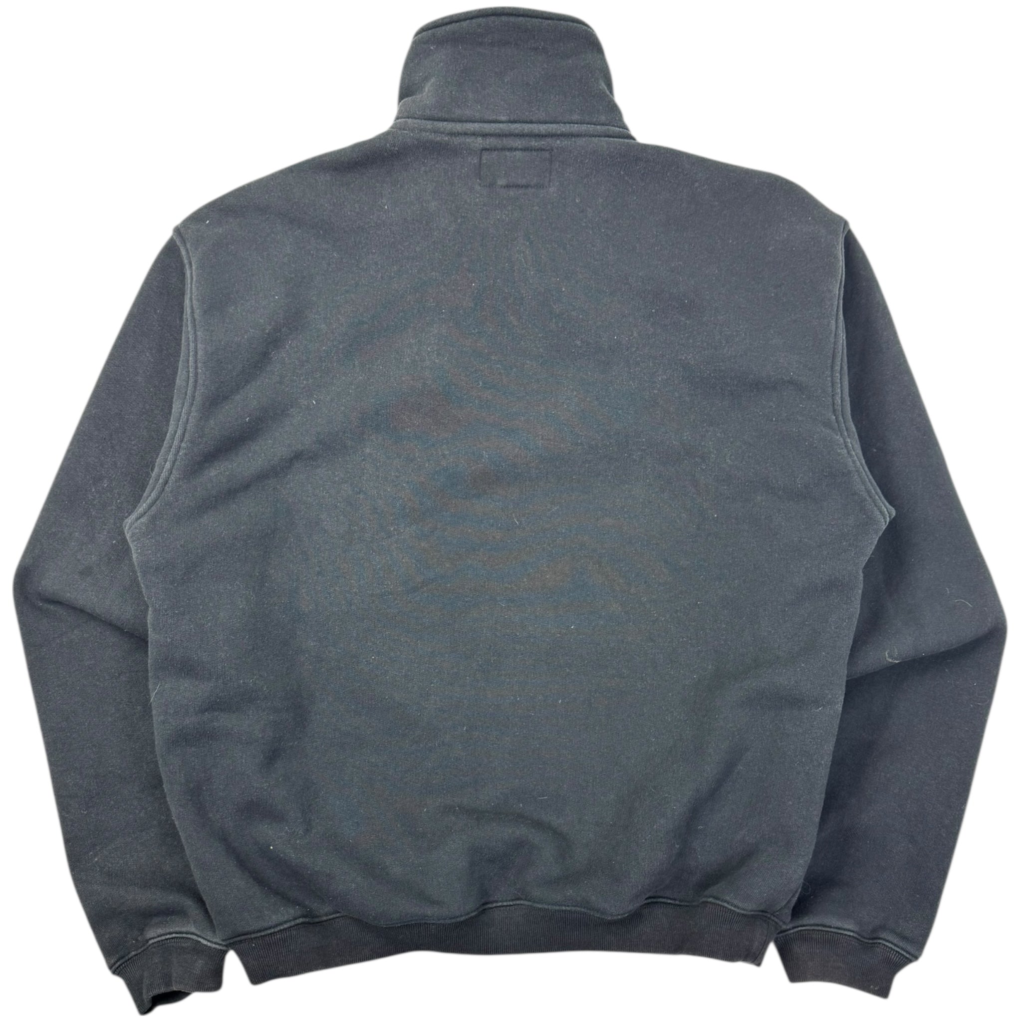 Stussy Half Zip Mock Neck Sweatshirt Black