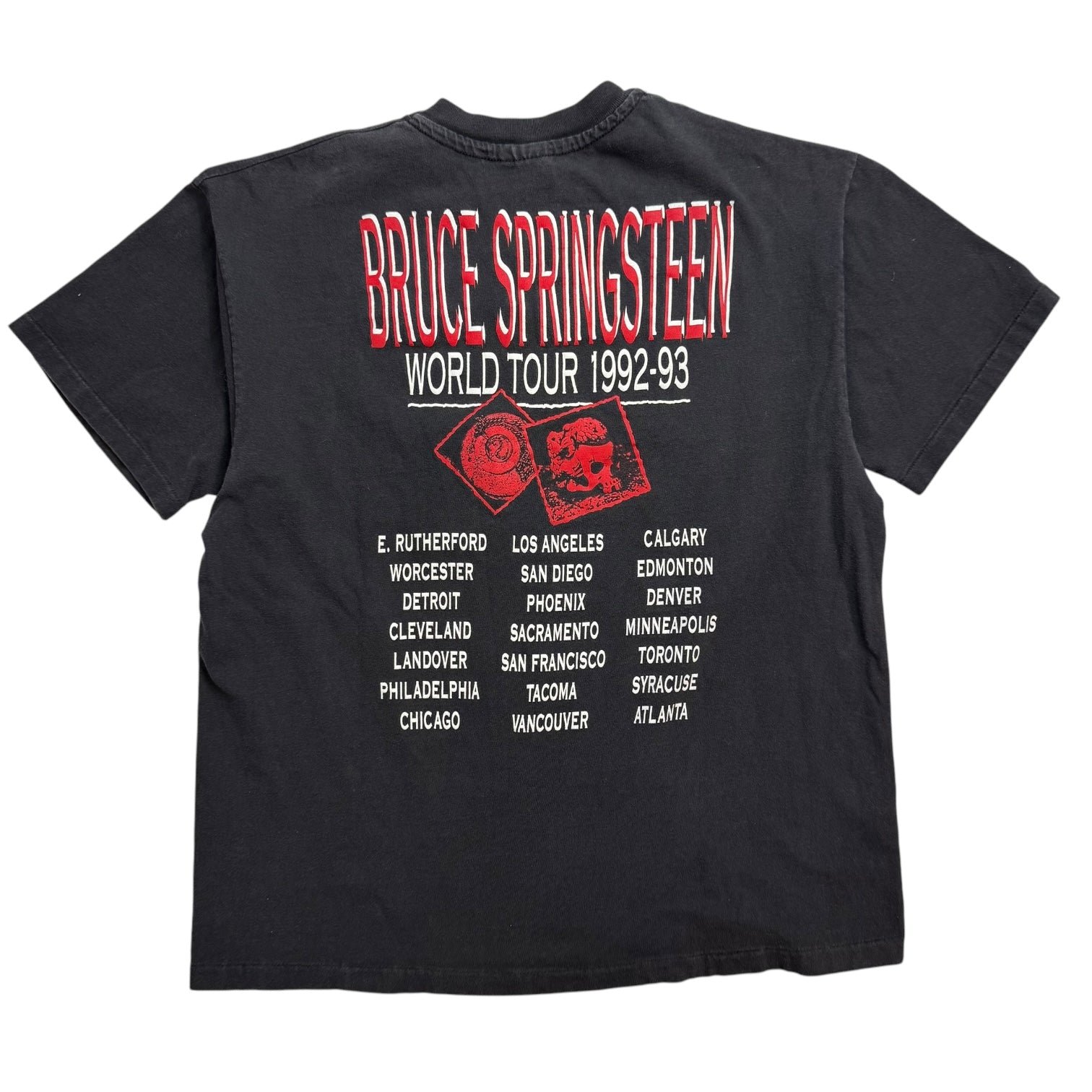 1993 Bruce Springsteen World Tour Tee Black