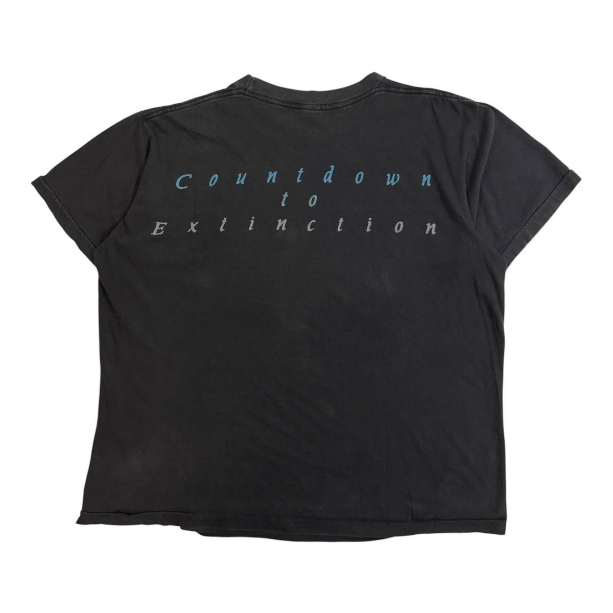 Vintage 1992 Megadeth "Countdown to Extinction" Black